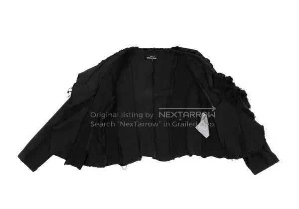 Comme des Garcons Comme des Garcons Black Retro Floral Cardigan Size S / US 4 / IT 40 - 7 Thumbnail