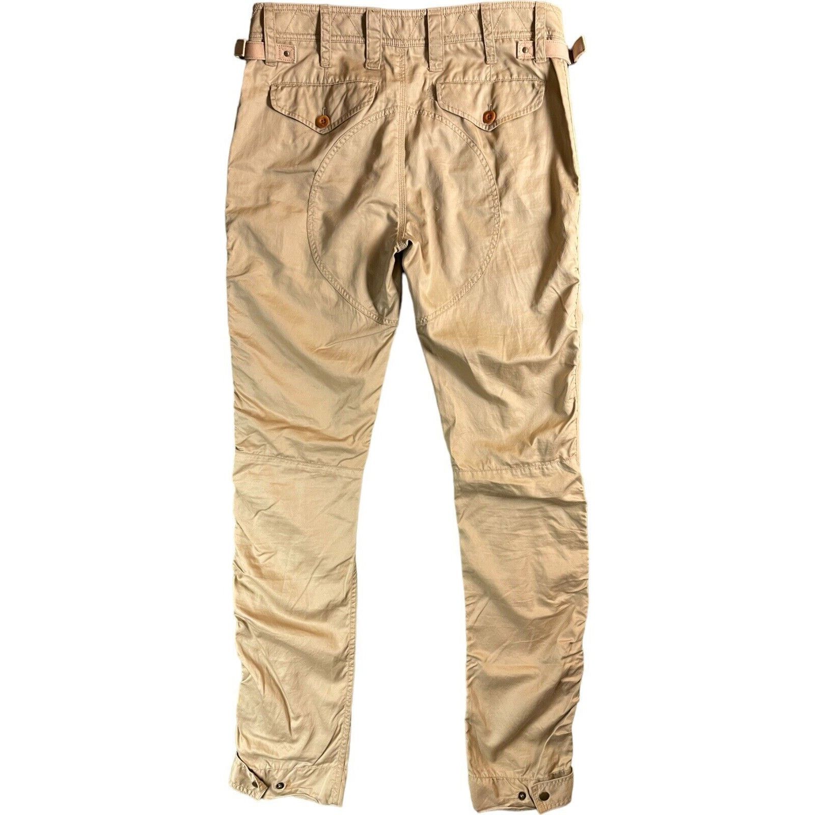 Ralph Lauren Vintage Ralph Lauren Womens 8 Beige 30 Cargo Riding Pants Size 30" / US 8 / IT 44 - 2 Thumbnail