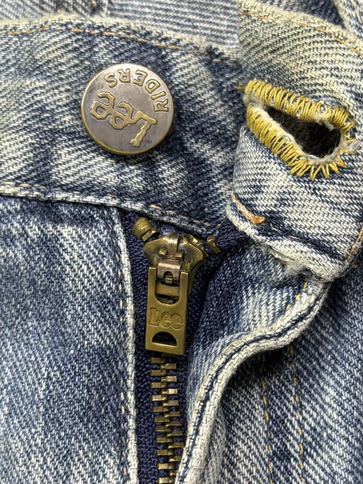 Lee Vintage 00s Lee Riders Japan Denim Jeans | Vintage Wash | 32 Size US 32 / EU 48 - 9 Thumbnail