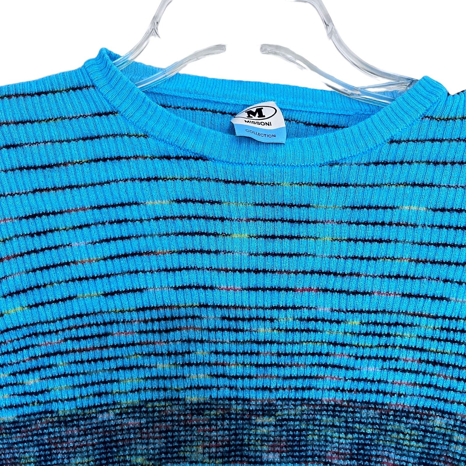 Missoni M Missoni Collection patterned intarsia-knit Sky sweater Size XS / US 0-2 / IT 36-38 - 6 Thumbnail