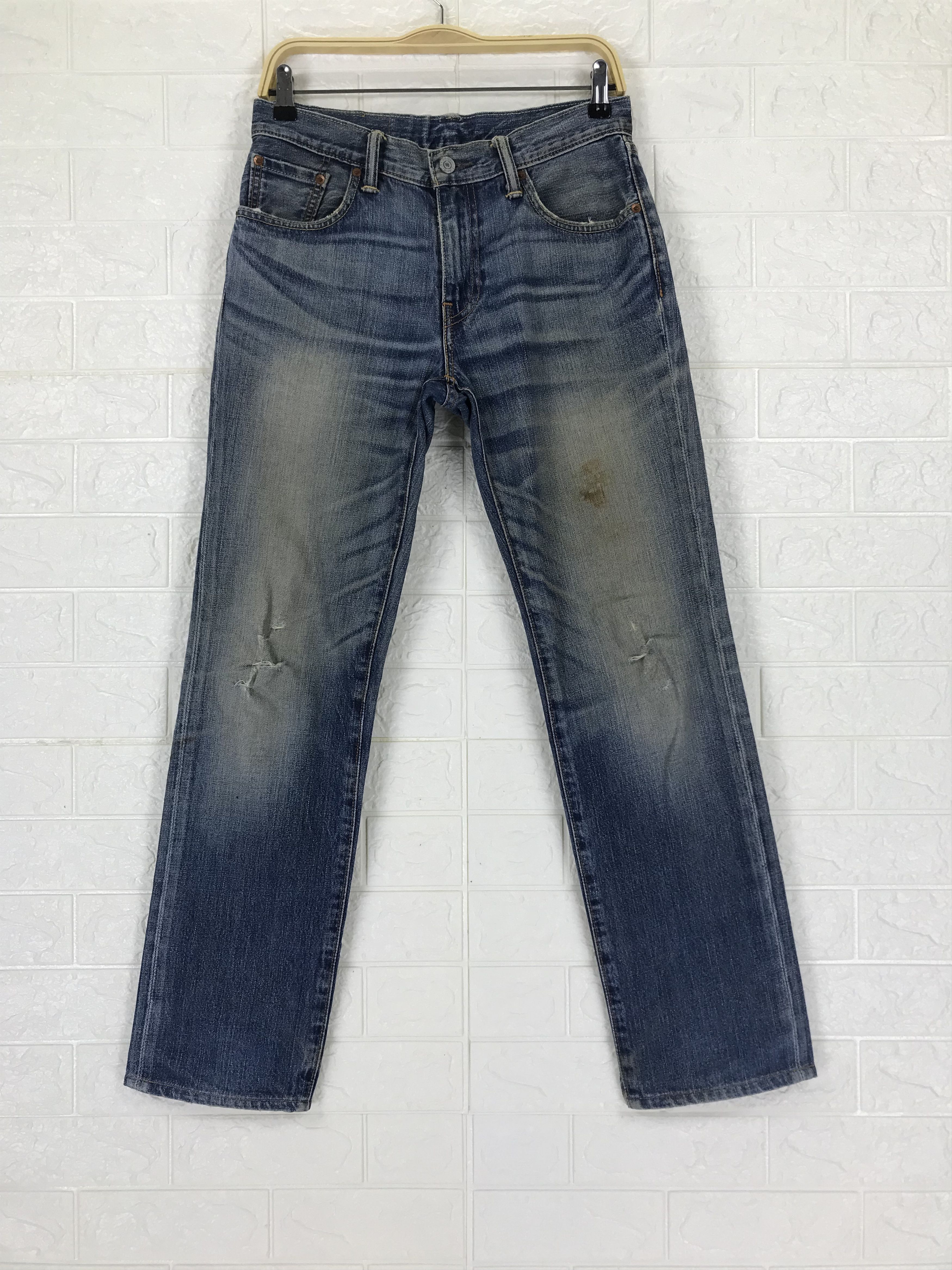Levi's Vintage Levi's 502 Mud Wash Jeans Distressed Denim Size US 29 - 1 Thumbnail
