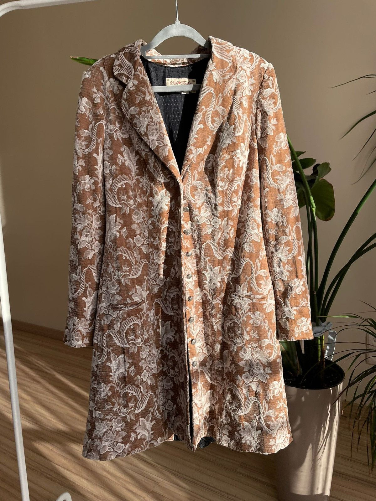 Vintage Vintage Wah Maker made in USA coat floral avantgarde Size M / US 6-8 / IT 42-44 - 2 Thumbnail