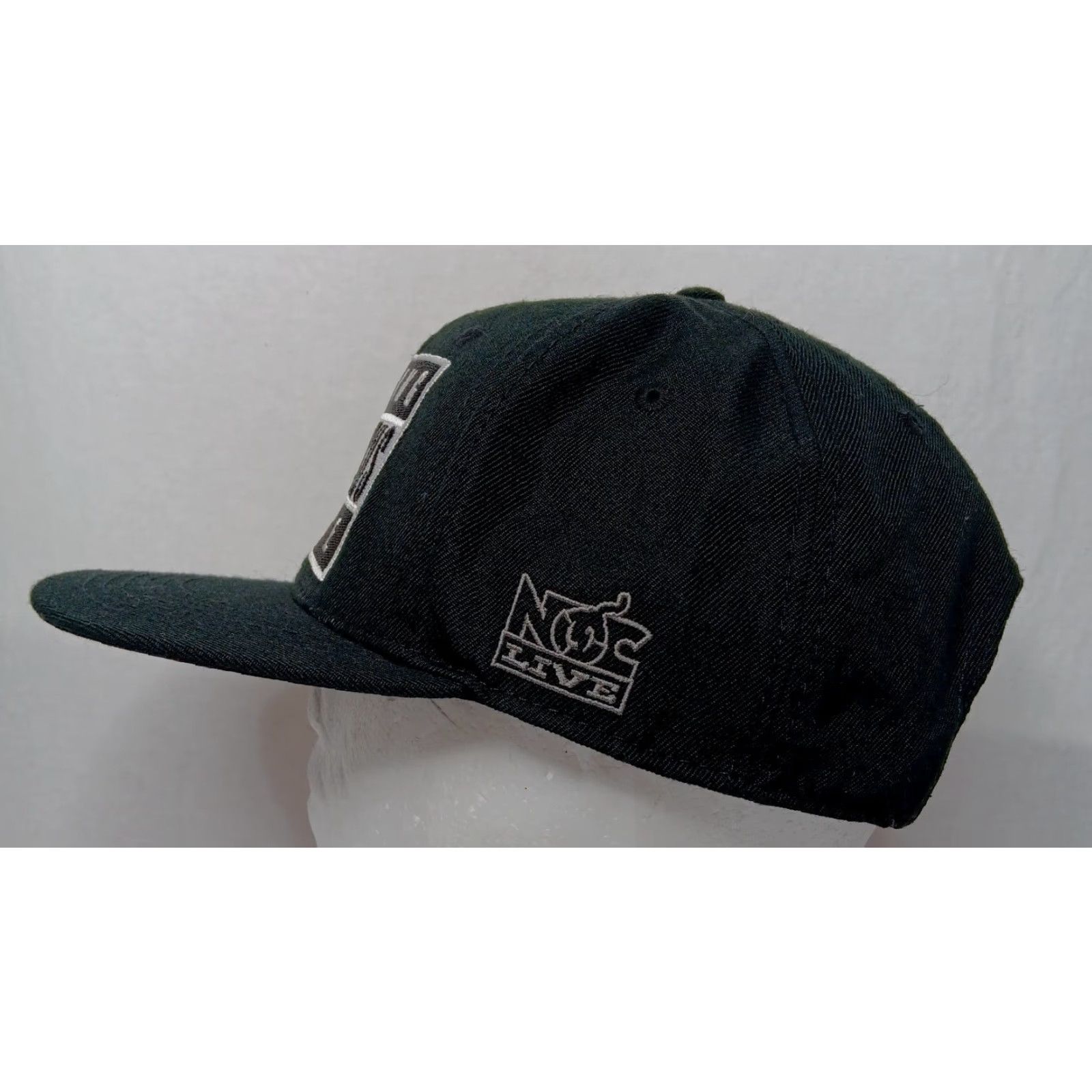 Olive VINTAGE WARNING Nitro Circus Live Cap Hat BMX Skate NOC Embroidered Snap Back Black Men One Size Adjustable Canvas Cotton Blend Shadow Size ONE SIZE - 5 Thumbnail