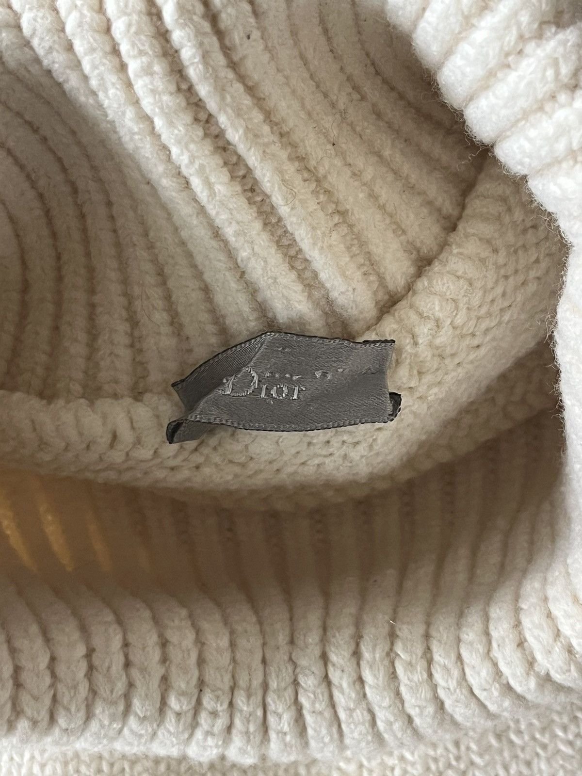 Dior × Hedi Slimane Dior Homme FW03 “Luster” Waxed Turtleneck Sweater Size US M / EU 48-50 / 2 - 9 Thumbnail
