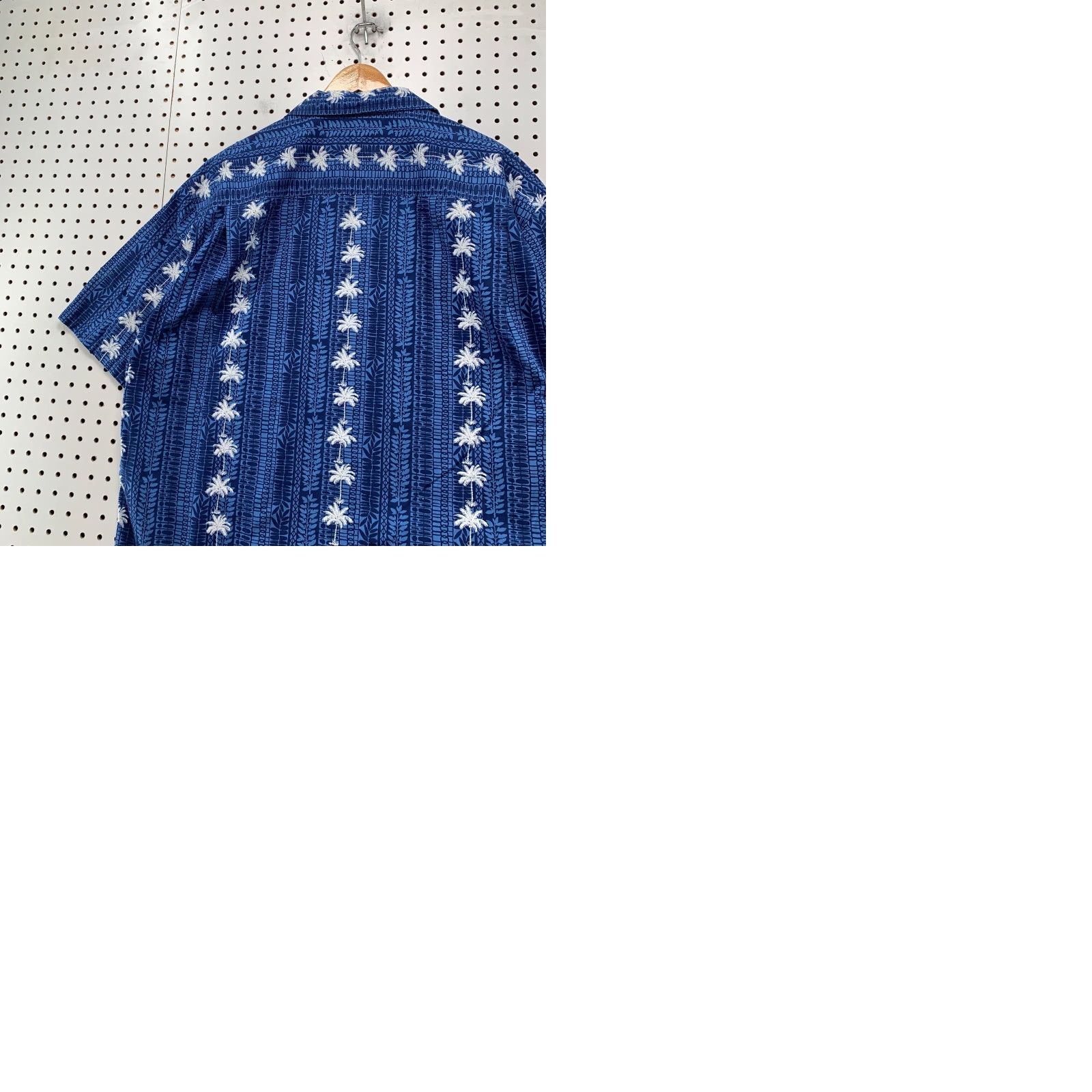Vintage VINTAGE Pacific Button-Up Shirt Mens 2XL Blue 100% Cotton 80s Hawaiian Palm Floral Shirt Size US XXL / EU 58 / 5 - 10 Thumbnail