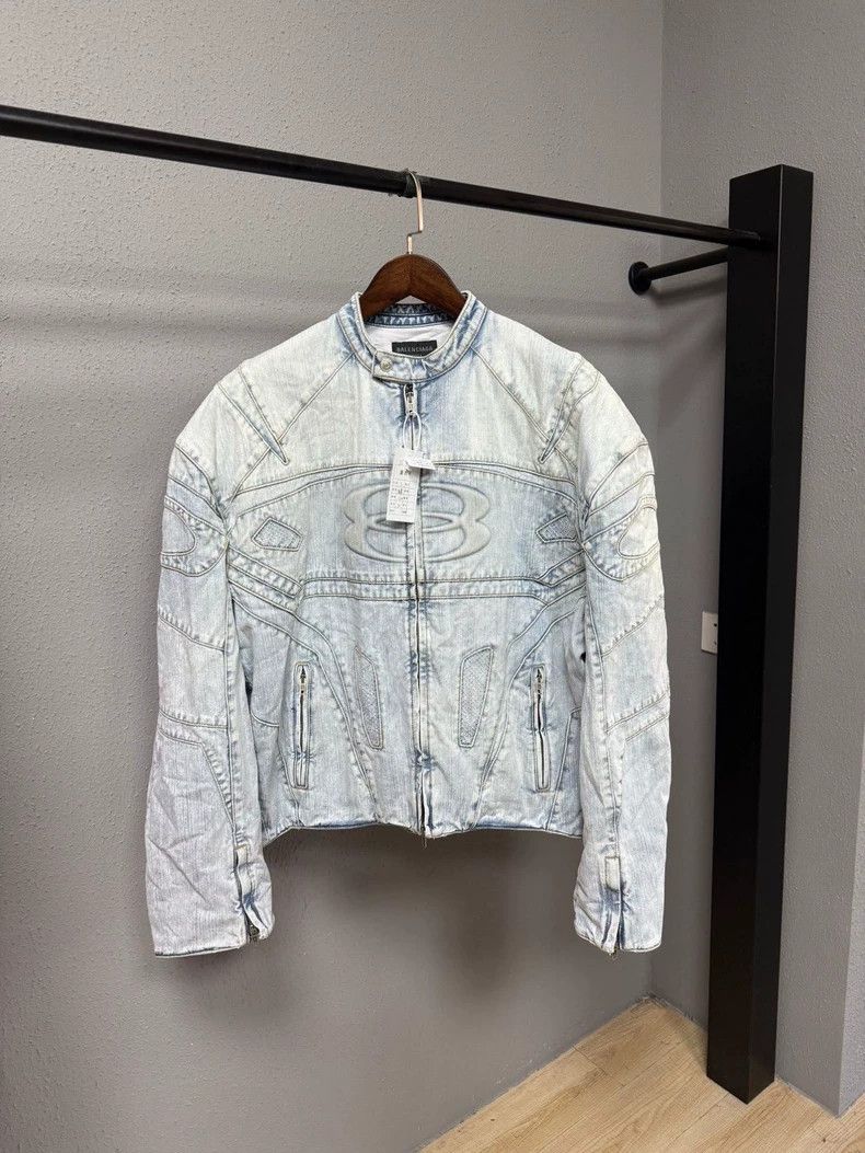 BALENCIAGA DOUBLE RING RACER JACKET