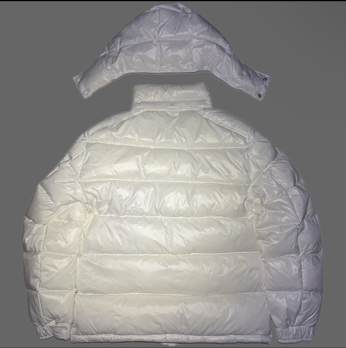 Moncler White Moncler Puffer Jacket Size US L / EU 52-54 / 3 - 4 Thumbnail