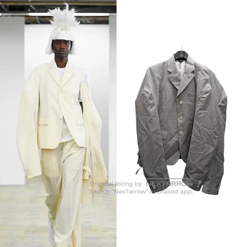 Comme des Garcons Comme Des Garcons Mainline Deconstructed Tailoring Blazer Size XS / US 0-2 / IT 36-38 - 1 Thumbnail