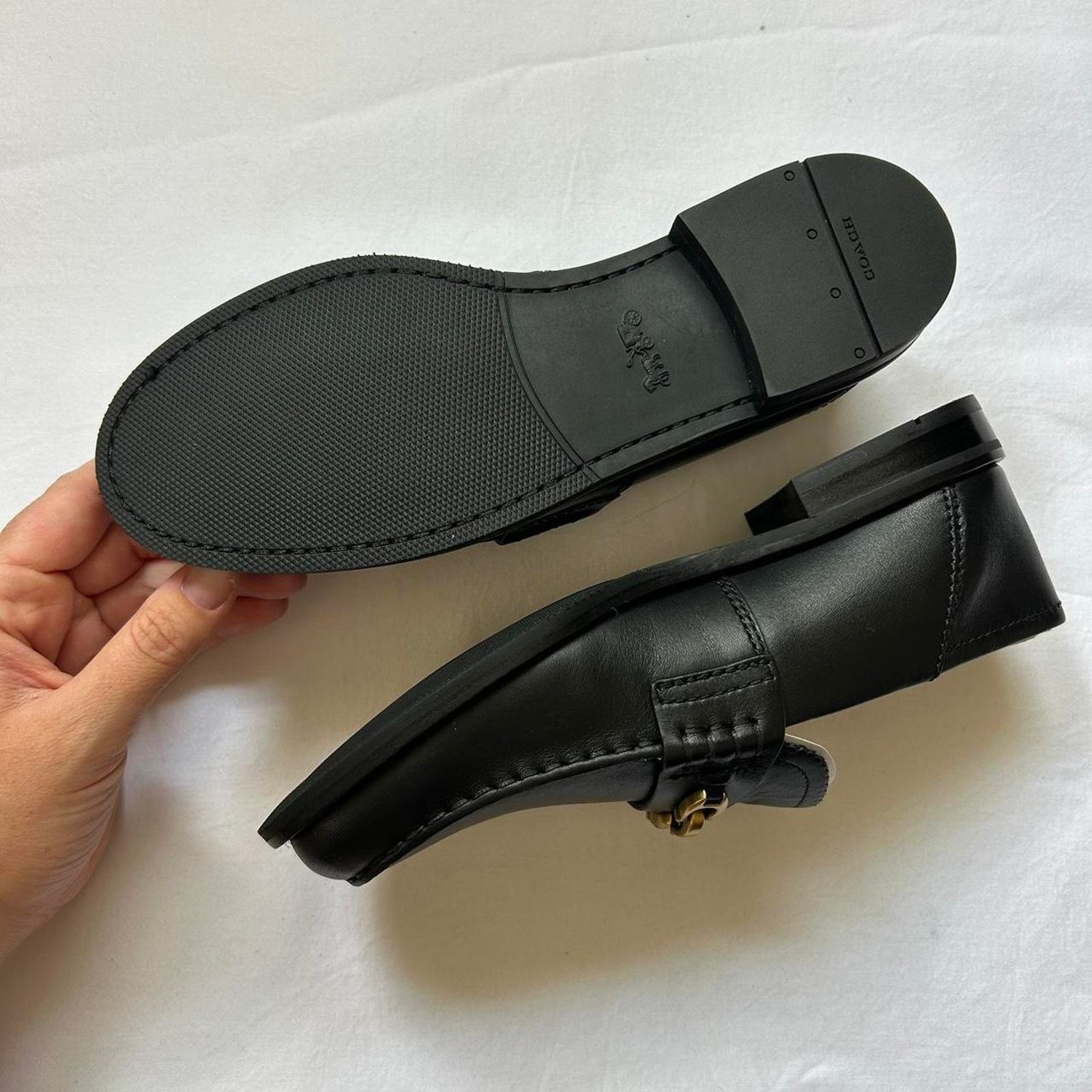 Coach Coach Black Putnam Loafers Size US 5 / IT 35 - 3 Thumbnail