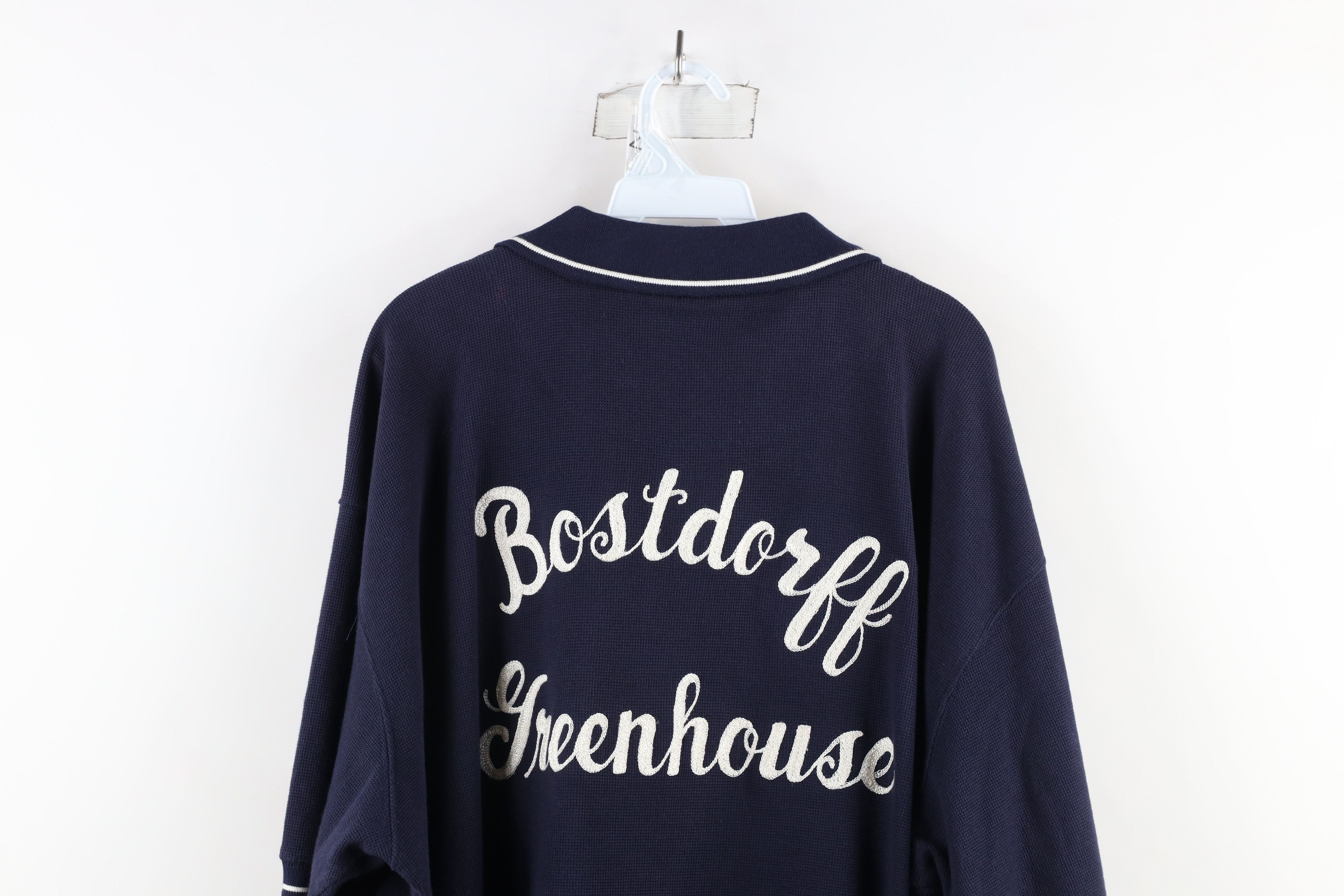 Vintage Vintage 90s Bostdorff Greenhouse Collared Polo Shirt Size US XXL / EU 58 / 5 - 11 Thumbnail