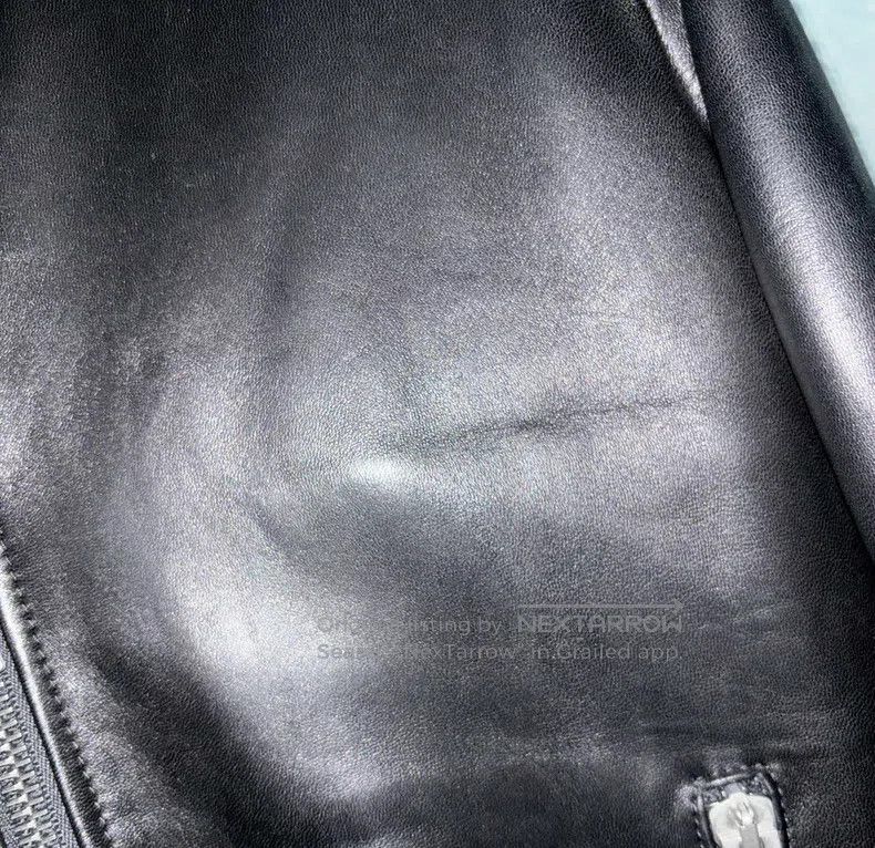 Saint Laurent Paris Saint Laurent Paris Stand Collar Double Zip Leather Jacket Size US M / EU 48-50 / 2 - 2 Thumbnail