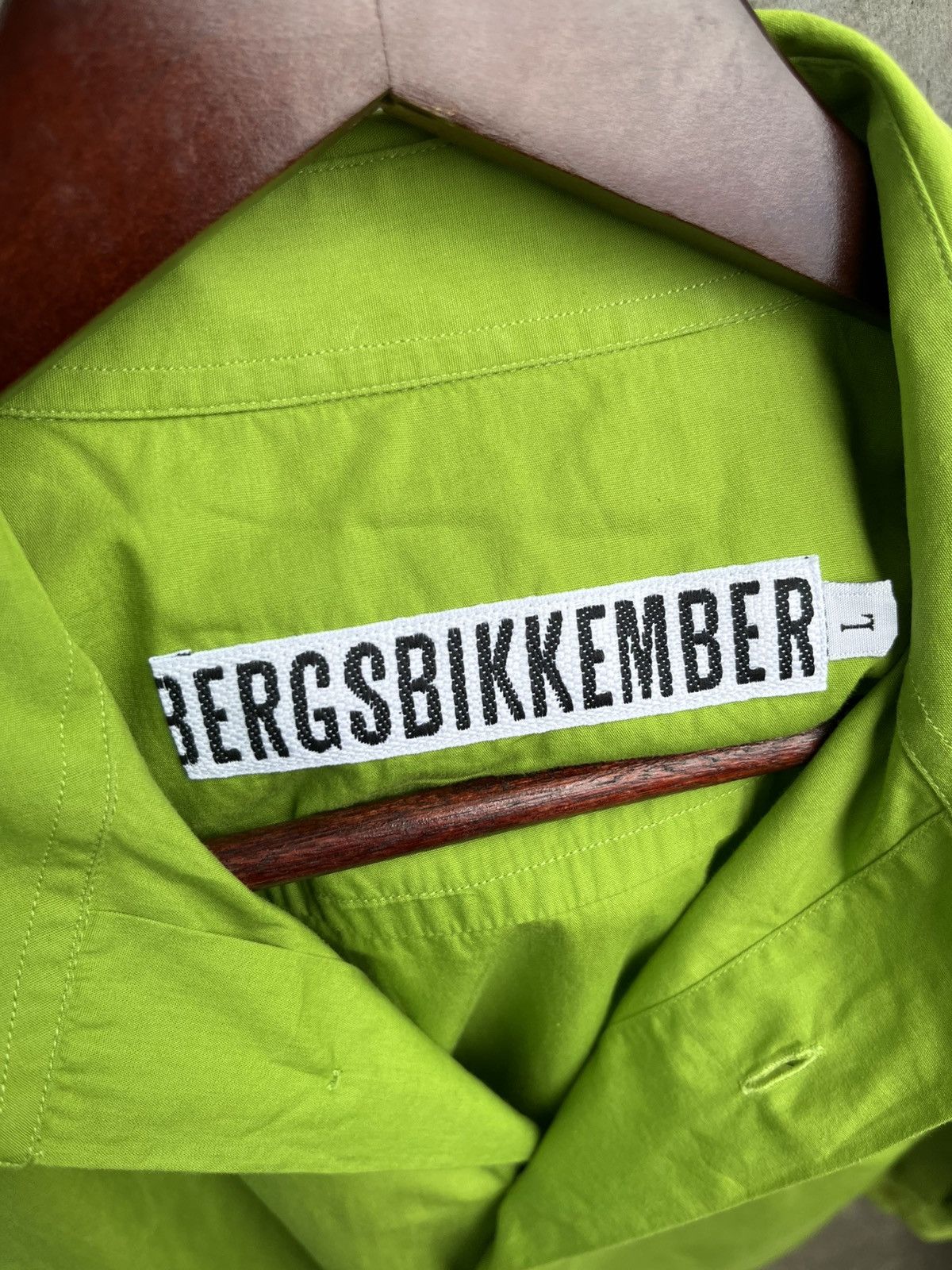 Dirk Bikkembergs Neon Green Button Down Shirt Size US L / EU 52-54 / 3 - 6 Thumbnail