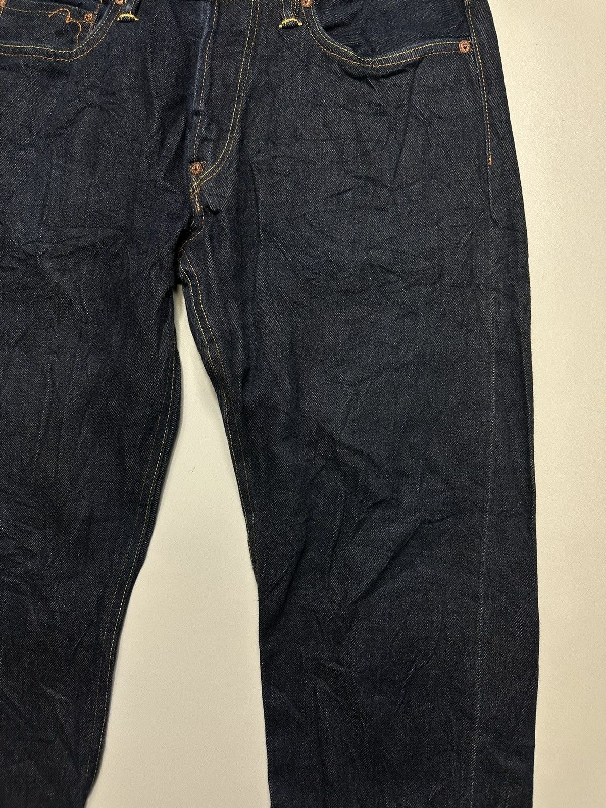Evisu Vintage Evisu Big Daicock Face Slevedge Jeans Size US 31 - 8 Thumbnail