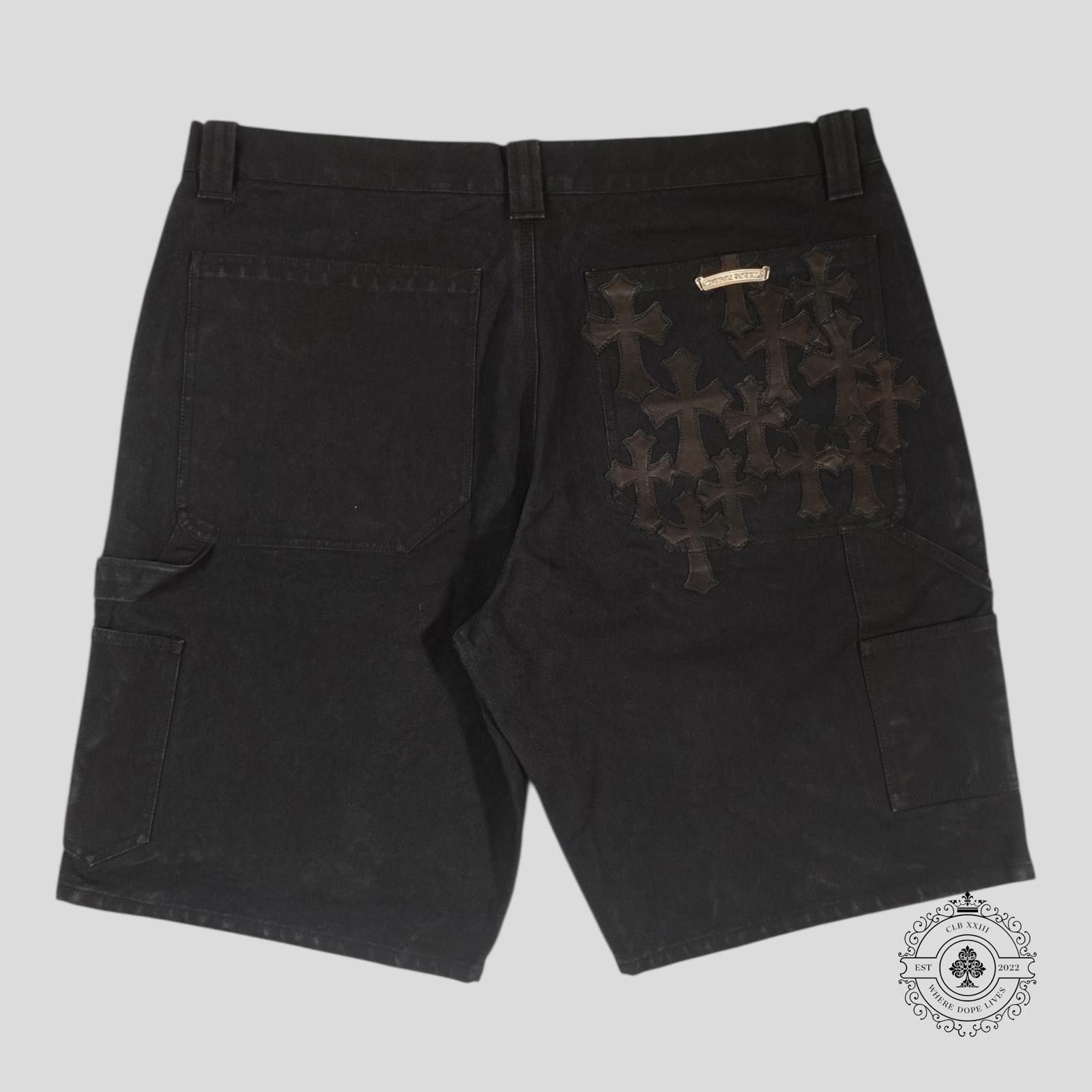 Chrome Hearts Chrome Hearts Cross Patch Carpenter Shorts in Black - 40 Size US 40 / EU 56 - 2 Thumbnail