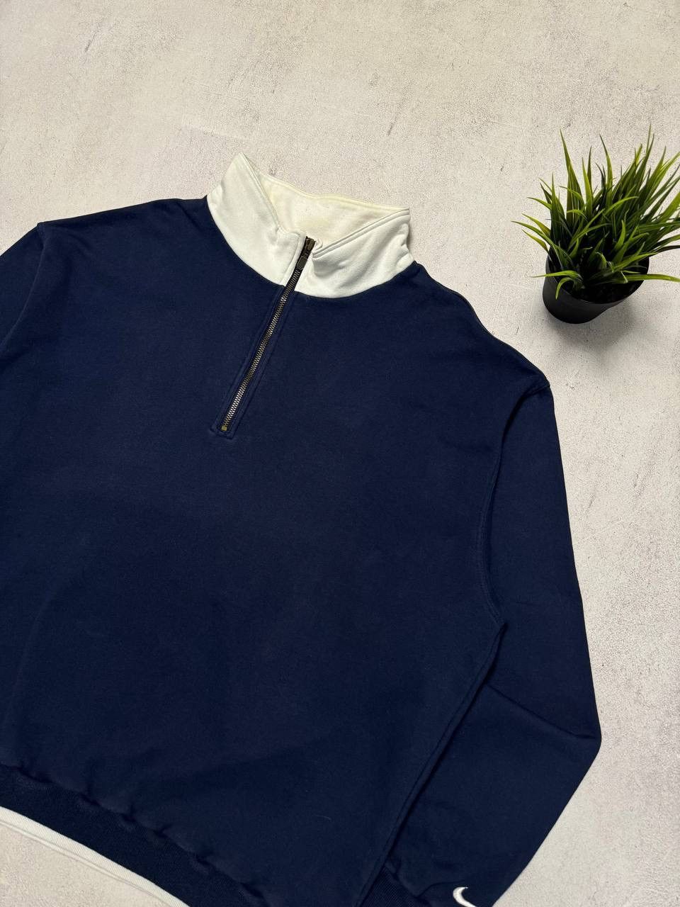 Nike × Vintage Vintage Nike Sweatshirt Crewneck Baggy Zip 1/3 Golf Y2K 90s Size US XL / EU 56 / 4 - 3 Thumbnail