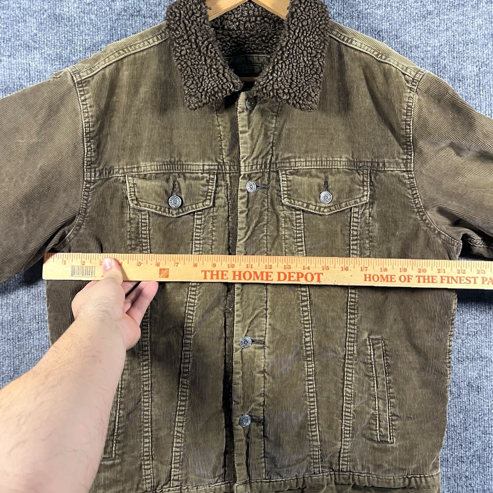 Gap VINTAGE Gap Jacket Mens Medium Corduroy Sherpa Trucker Coat Pockets Workwear 90s Size US M / EU 48-50 / 2 - 4 Thumbnail