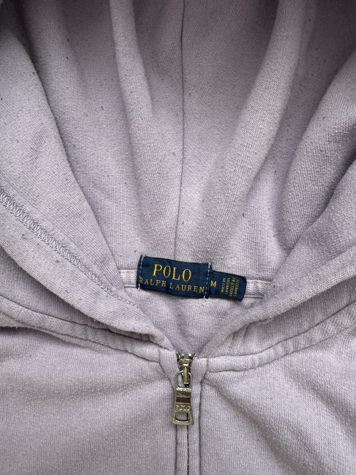 Polo Ralph Lauren Polo Ralph Lauren Women's M purple bassic zip hoodie Size M / US 6-8 / IT 42-44 - 4 Thumbnail