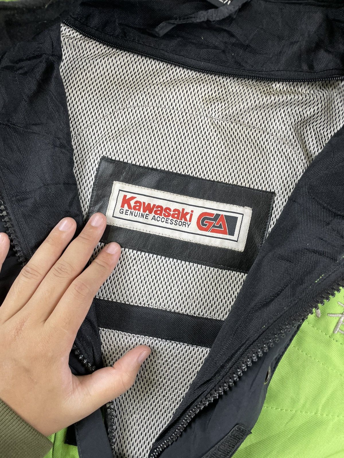 ICON Motorsports Vintage Kawasaki Ninja Motor Racing Bikers Jacket Size US M / EU 48-50 / 2 - 14 Thumbnail