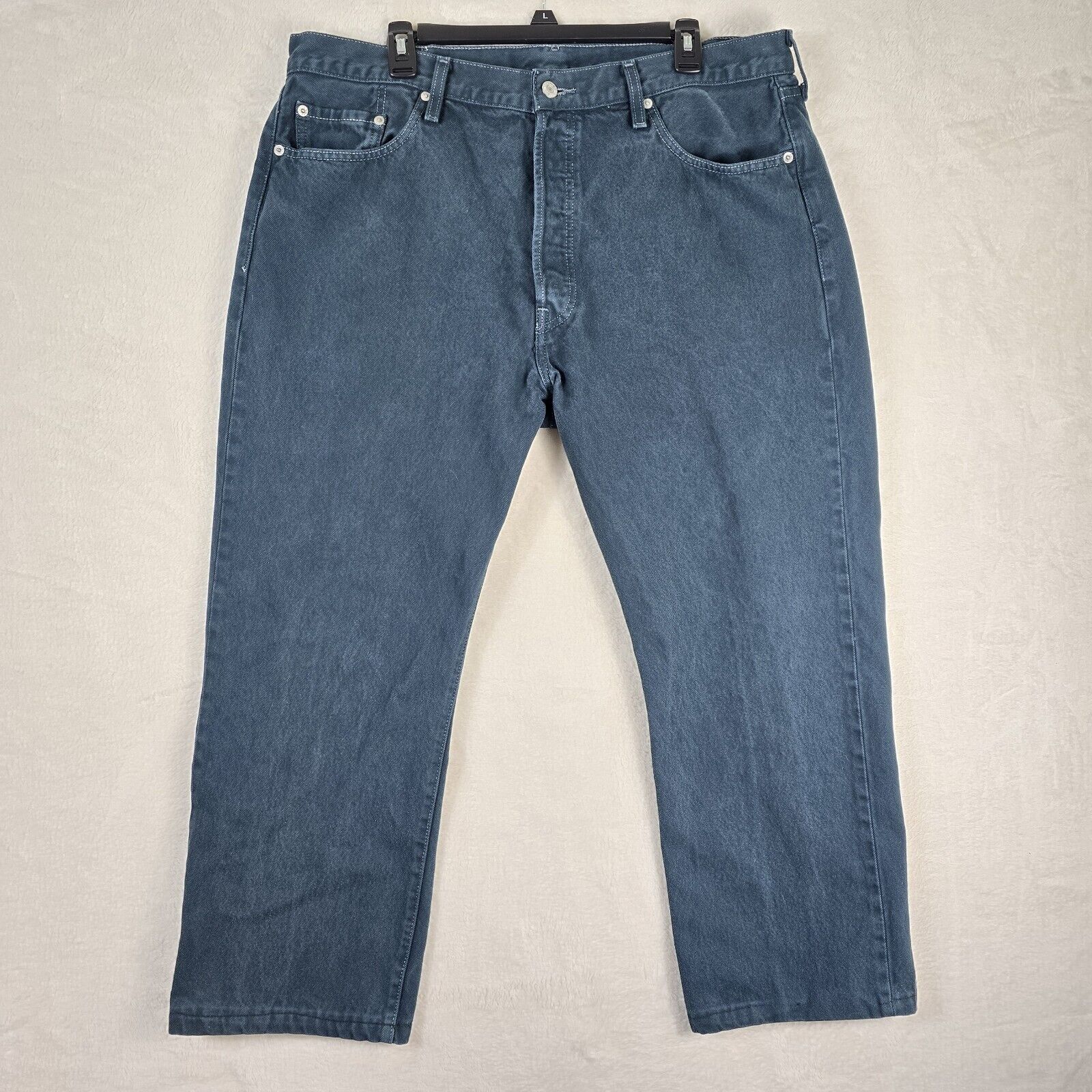 Levi's Vintage Levis 501 Straight Dark Blue Mens Jeans sz 40x30 Size US 40 / EU 56 - 2 Thumbnail