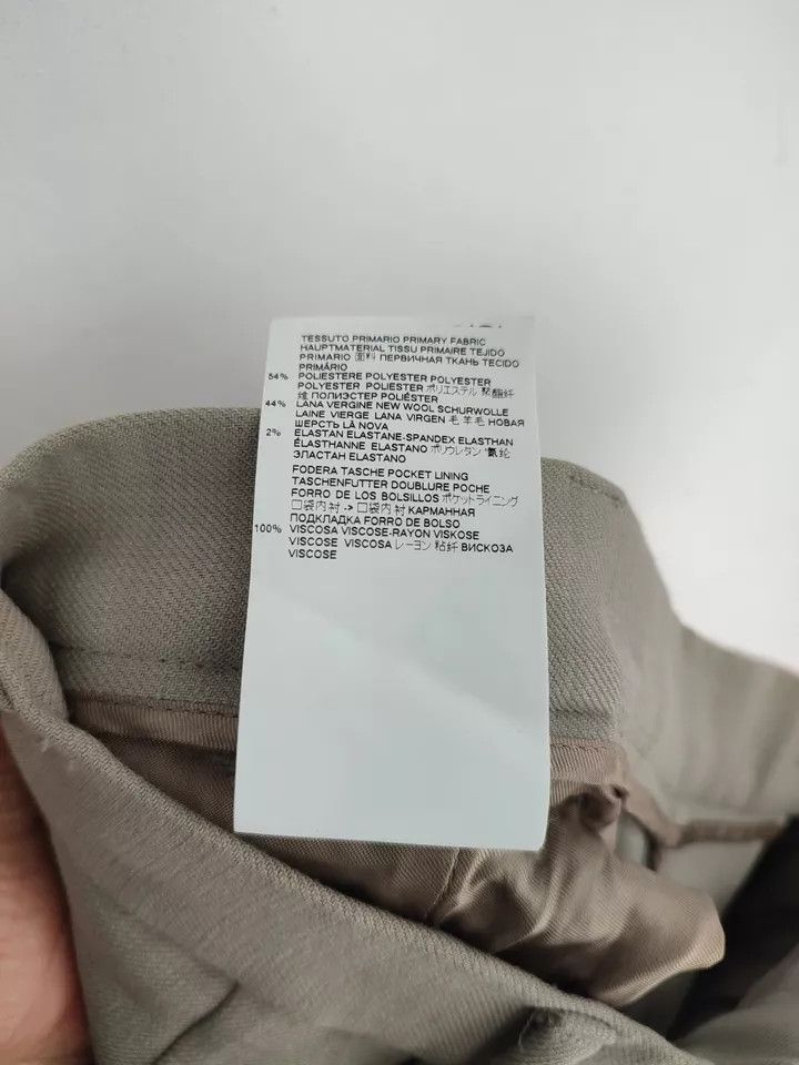 Maison Margiela MM6 MAISON MARGIELA s52ka0204 Formal Trouser Taupe Pants Size 26" / US 2 / IT 38 - 10 Thumbnail