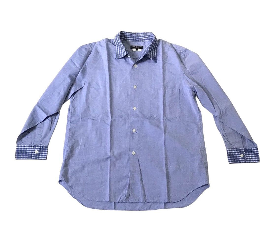Comme des Garcons Comme des garcons homme plus SS2008 two tone checkered shirt Size US S / EU 44-46 / 1 - 1 Thumbnail