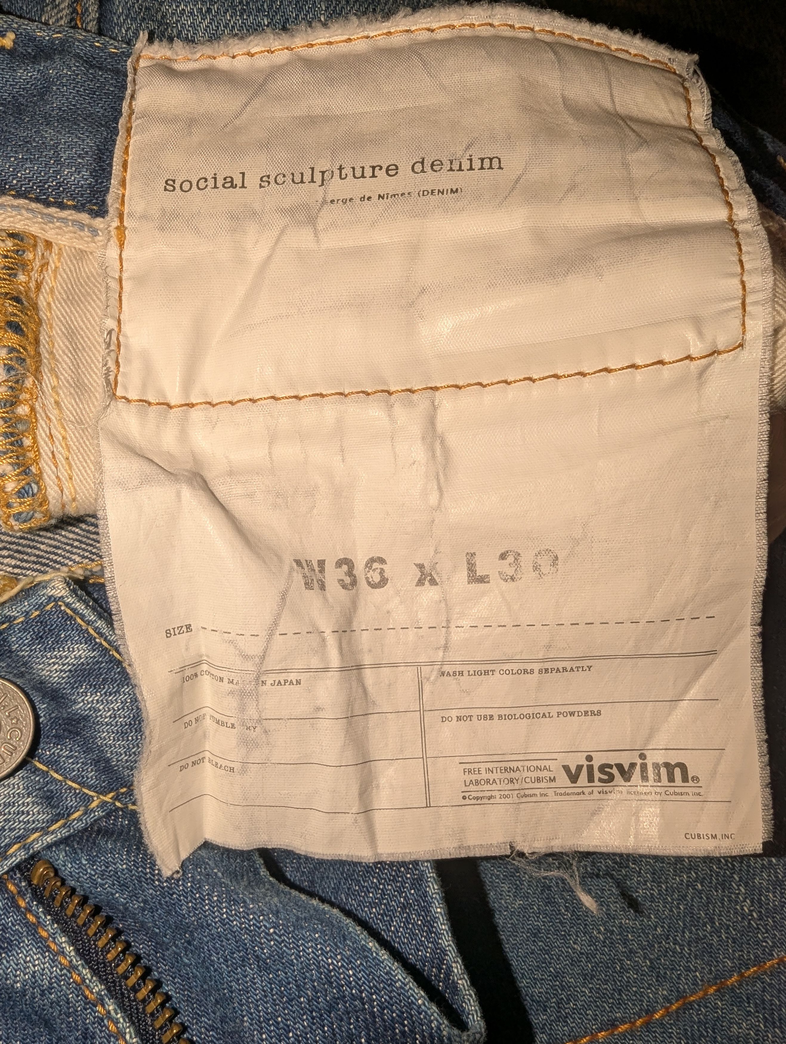Visvim Visvim Social Sculpture Denim SS15 Size US 36 / EU 52 - 5 Thumbnail