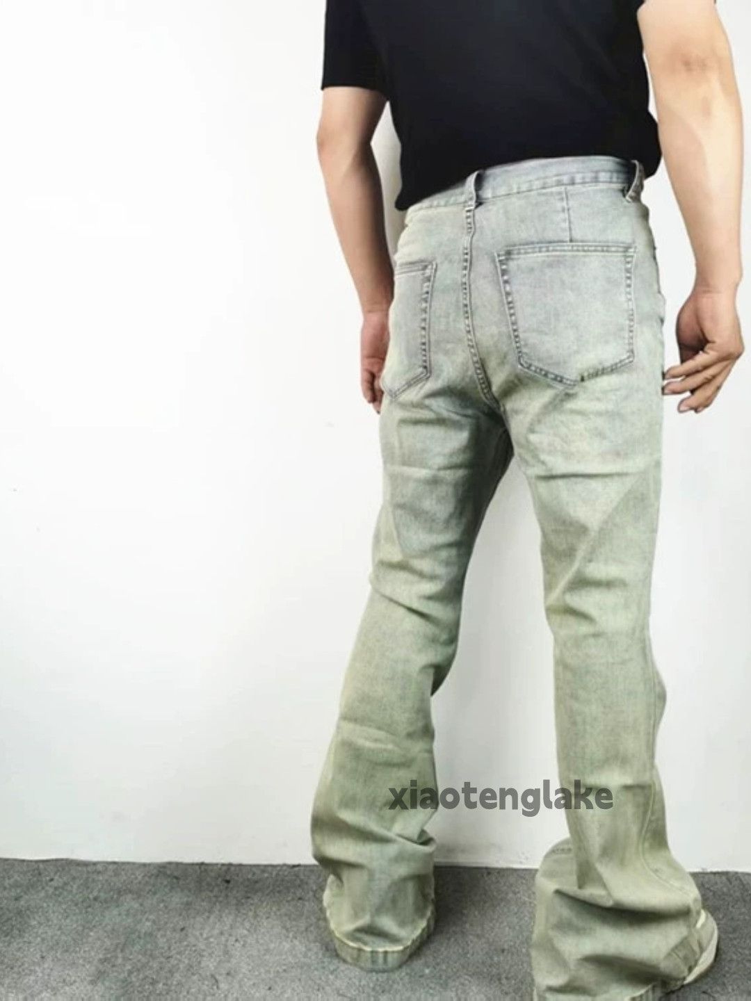Jean zx utility punk yuppie grunge bootcut flared hiphop jeans Size US 30 / EU 46 - 7 Thumbnail