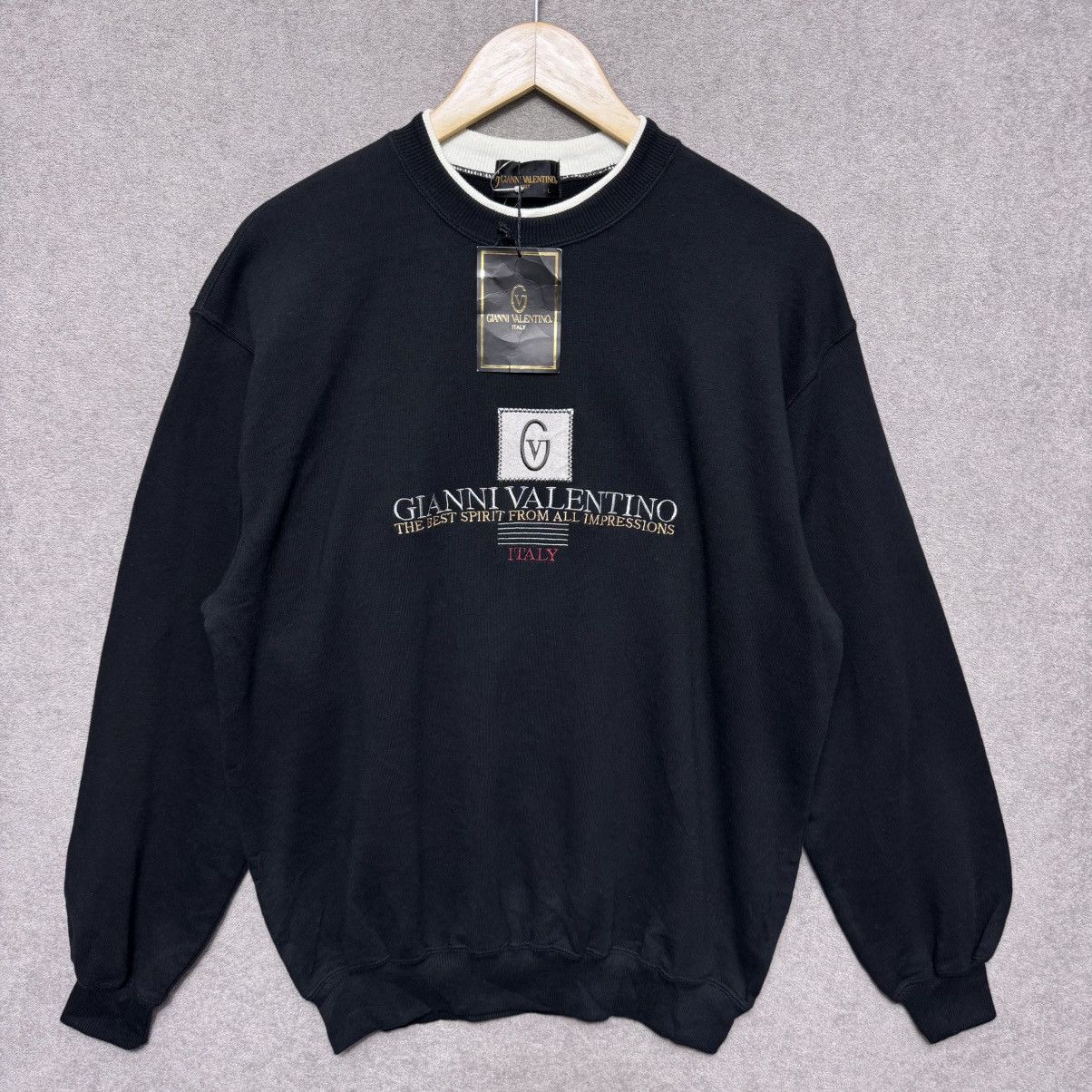 Gianni Valentino × Valentino × Vintage New With Tag Gianni Valentino Embroidered Spell Out Logo Size US L / EU 52-54 / 3 - 1 Thumbnail