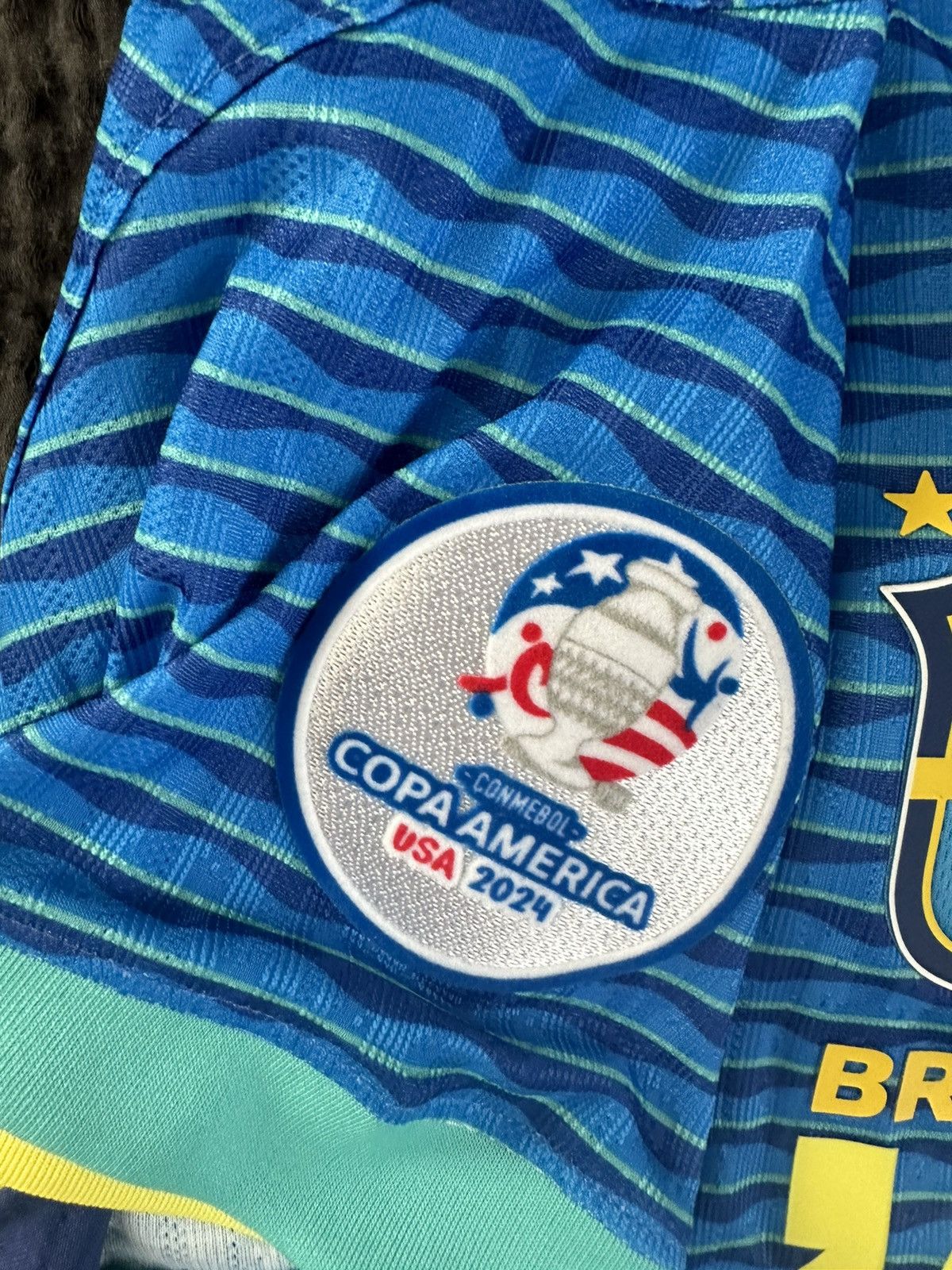 Nike Nike Brazil Copa America Jersey 23/24 Rodrygo #10 Size US M / EU 48-50 / 2 - 5 Thumbnail