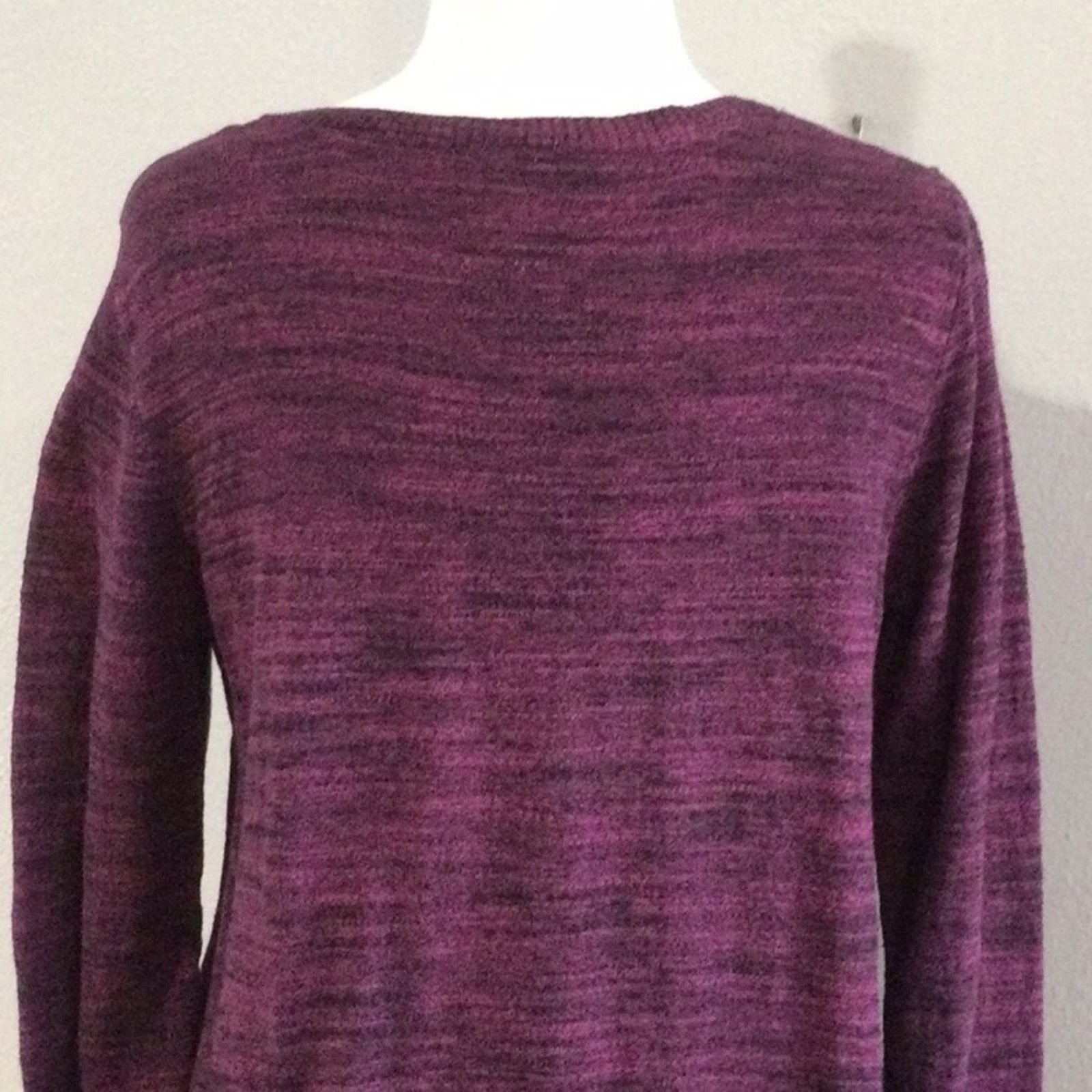 Other LOGO Lori Goldstein Purple Long Sleeve Pockets Sweater M Size M / US 6-8 / IT 42-44 - 9 Thumbnail