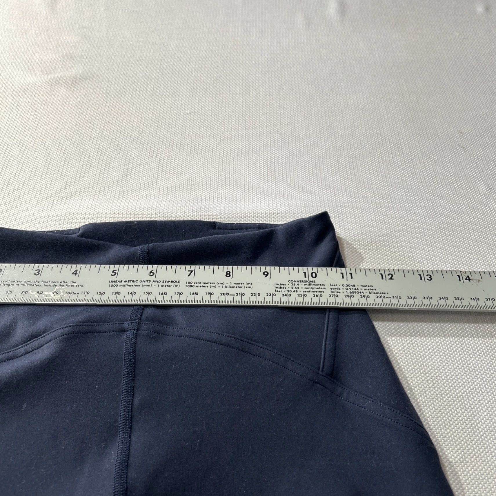 Lululemon Lululemon Instill High Rise Tight Leggings Womens Size 4 LW5DJTS blue leggings compression pockets athletic yoga skinny pants Size 27" / US 4 / IT 40 - 5 Thumbnail