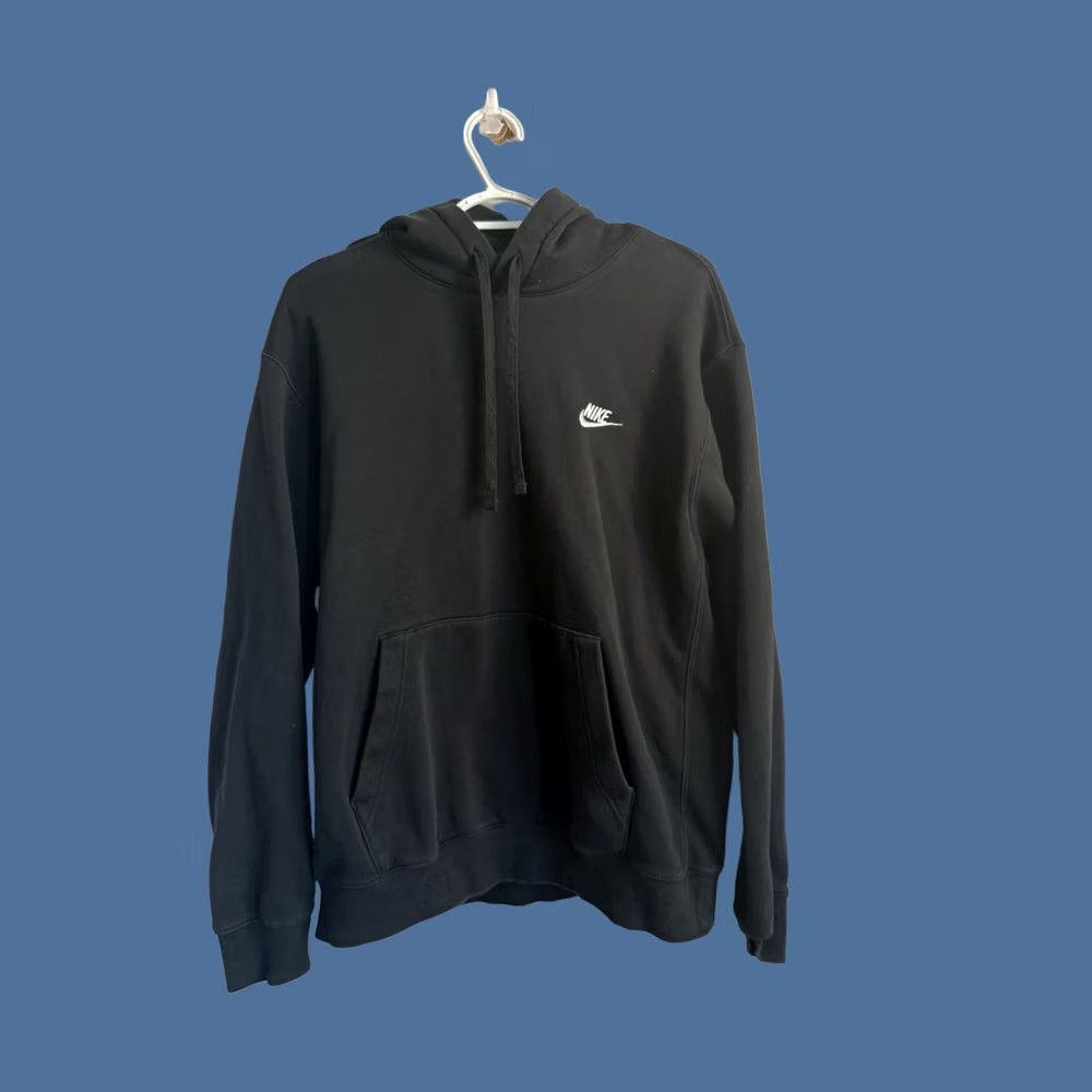 Nike Nike Mens L Pullover Hoodie Black Sportswear Club Fleece Gym Workout Classic Size US L / EU 52-54 / 3 - 1 Thumbnail