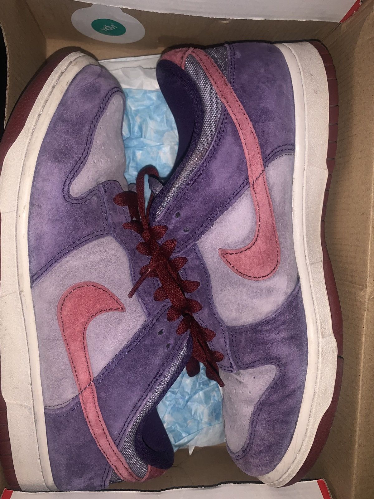 Nike Nike Dunk Low Plum / Ugly Duckling Size 9 Size US 9 / EU 42 - 1 Thumbnail