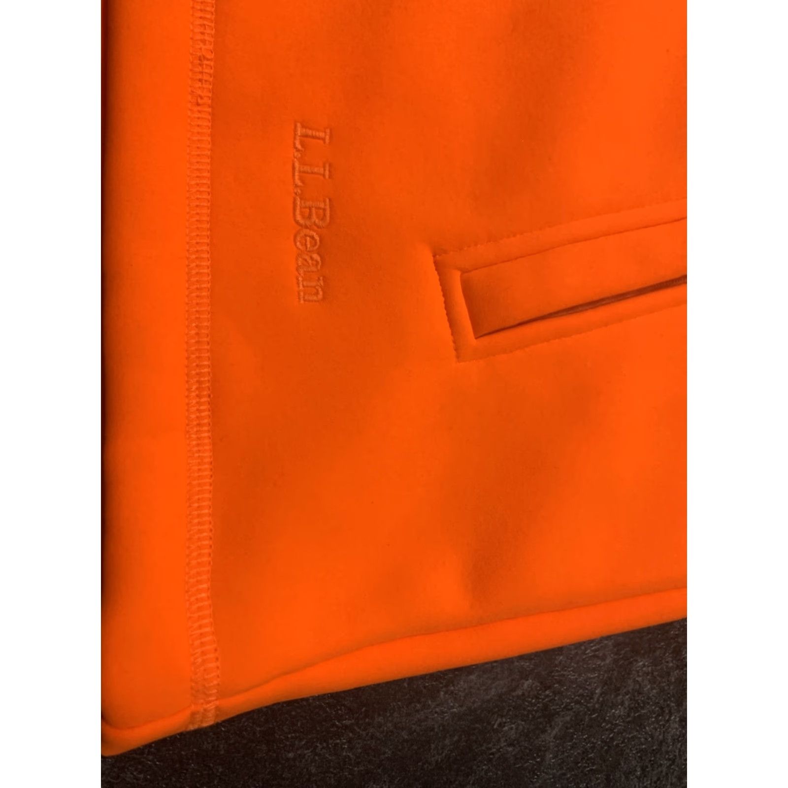 Vintage L.L. Bean M Medium Regular Misses Orange Full Zip Polyester Jacket Basic Full Zip Women Size M / US 6-8 / IT 42-44 - 6 Thumbnail