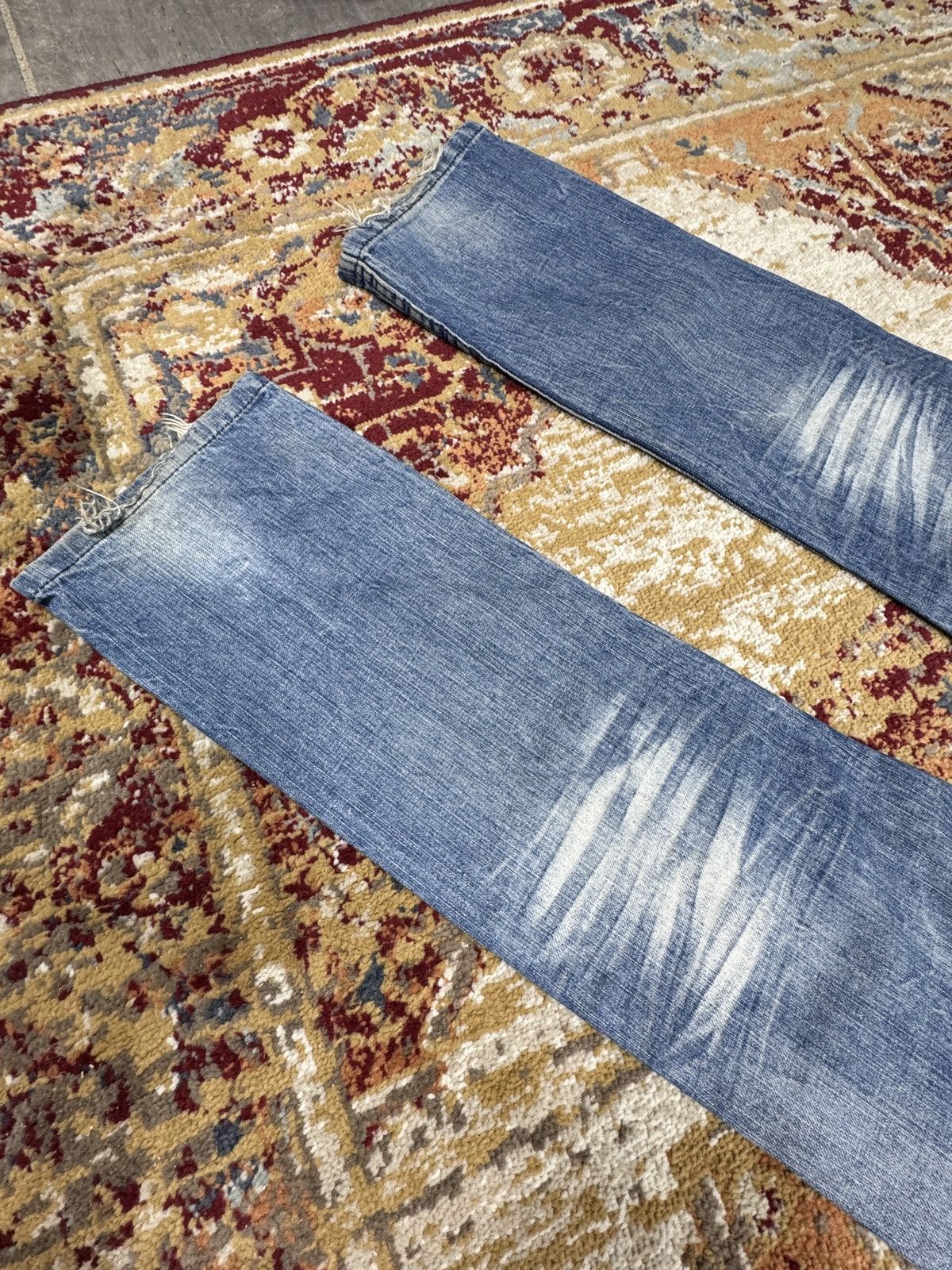 Other ᶠᵃⁿᶜʸᵍᵘʸ Vintage Baggy Washed Denim Jeans Wide leg Y2K Size US 32 / EU 48 - 7 Thumbnail