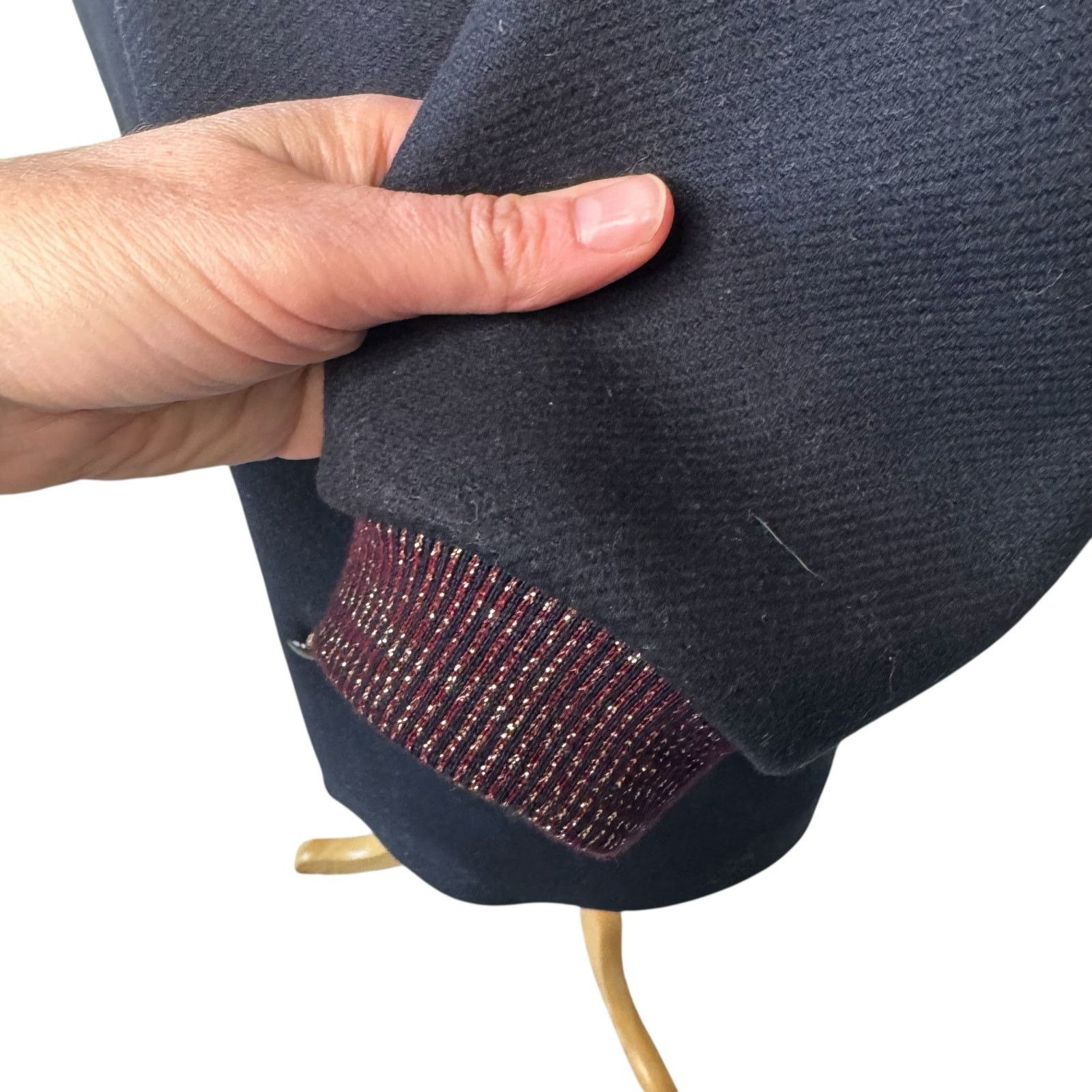 Other Des Petits Hauts MAURICETTE Stadium Coat Wool Marine Navy Size S / US 4 / IT 40 - 10 Thumbnail