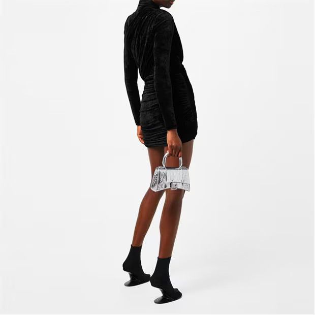 Balenciaga o1g2r1mq0924 100mm Ankle Boots in Black Size US 8 / IT 38 - 6 Thumbnail