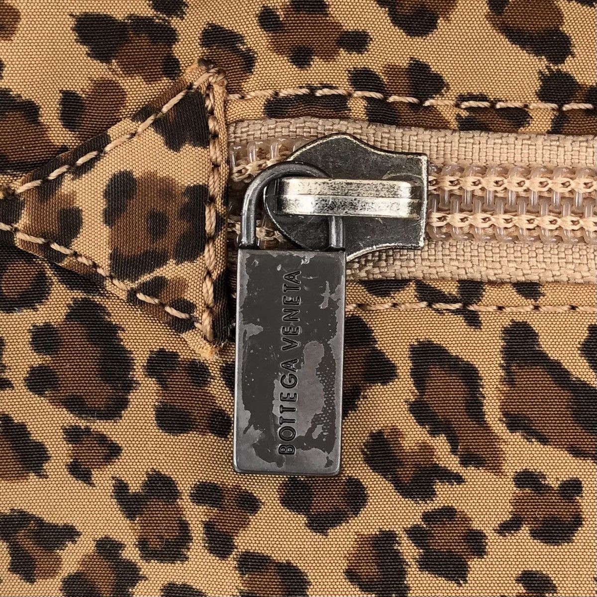Bottega Veneta Vintage Bottega Veneta Leopard Print Tote Bag Size ONE SIZE - 6 Thumbnail
