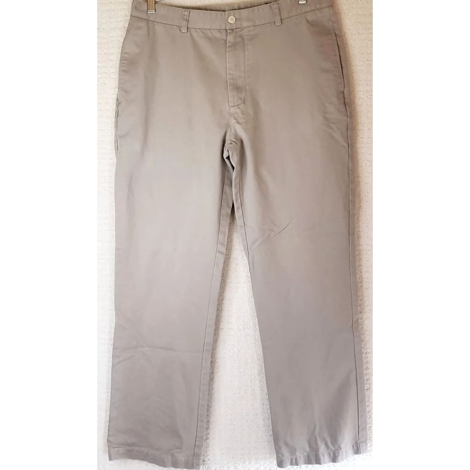 Vineyard Vines Vineyard Vines Club Pants Mens 34W x 32L Khaki Cotton Twill Preppy Regular Fit Chino Pants Size US 34 / EU 50 - 2 Thumbnail