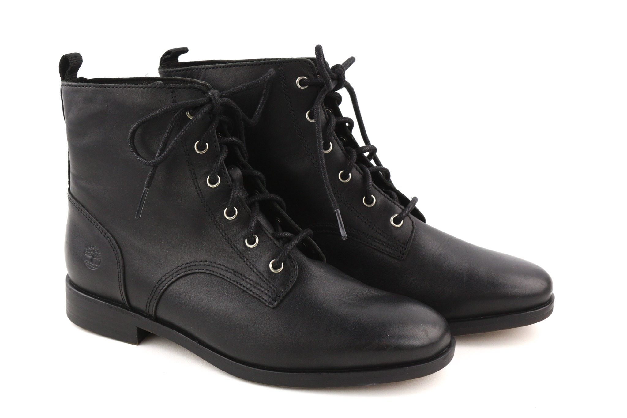 Timberland A21ED-A5819 EU38/38.5 Black Leather High Top Shoes 81163 Size US 7 / IT 37 - 1 Thumbnail
