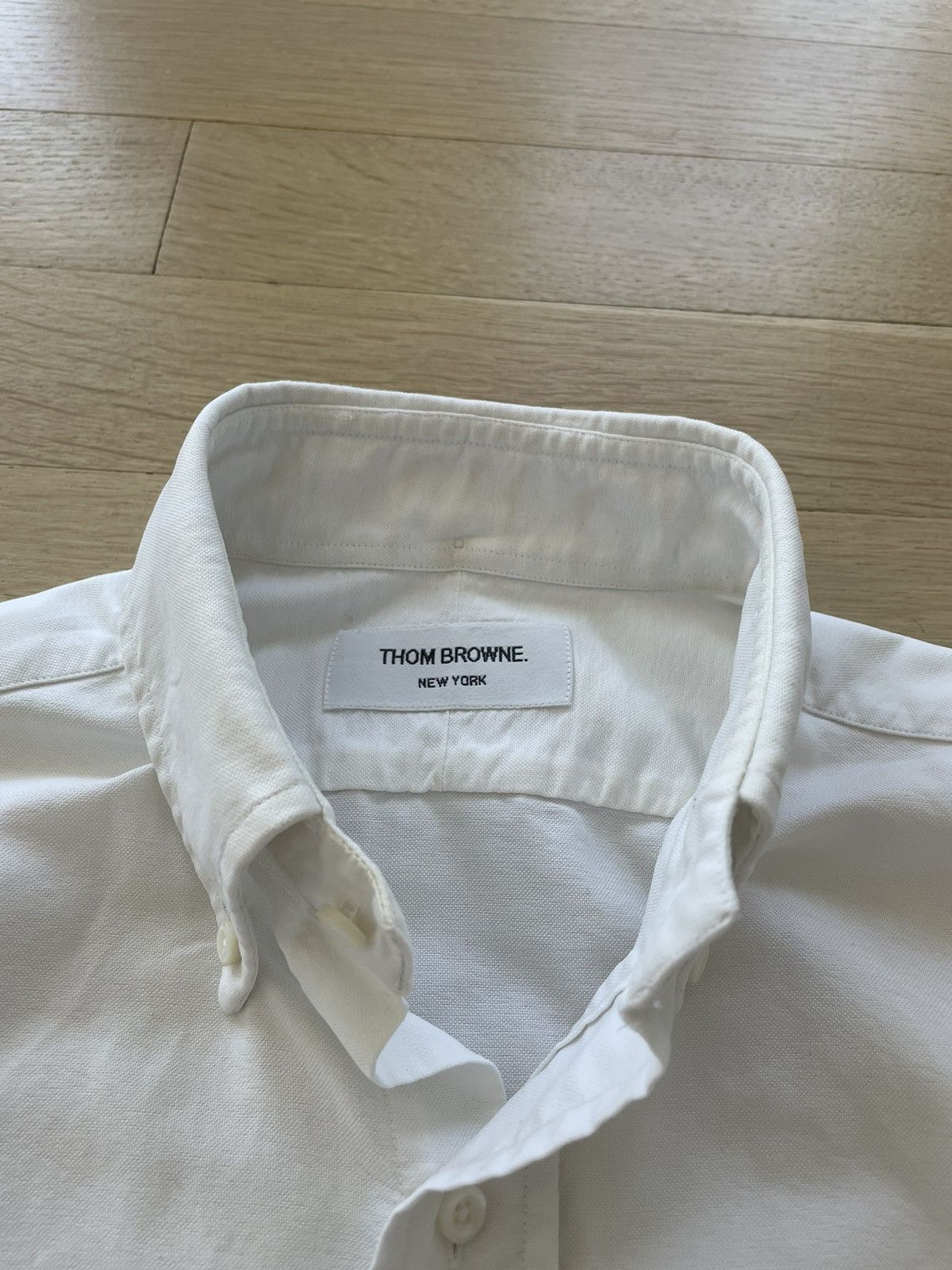 Thom Browne White Oxford Cloth shirt Size US M / EU 48-50 / 2 - 4 Thumbnail