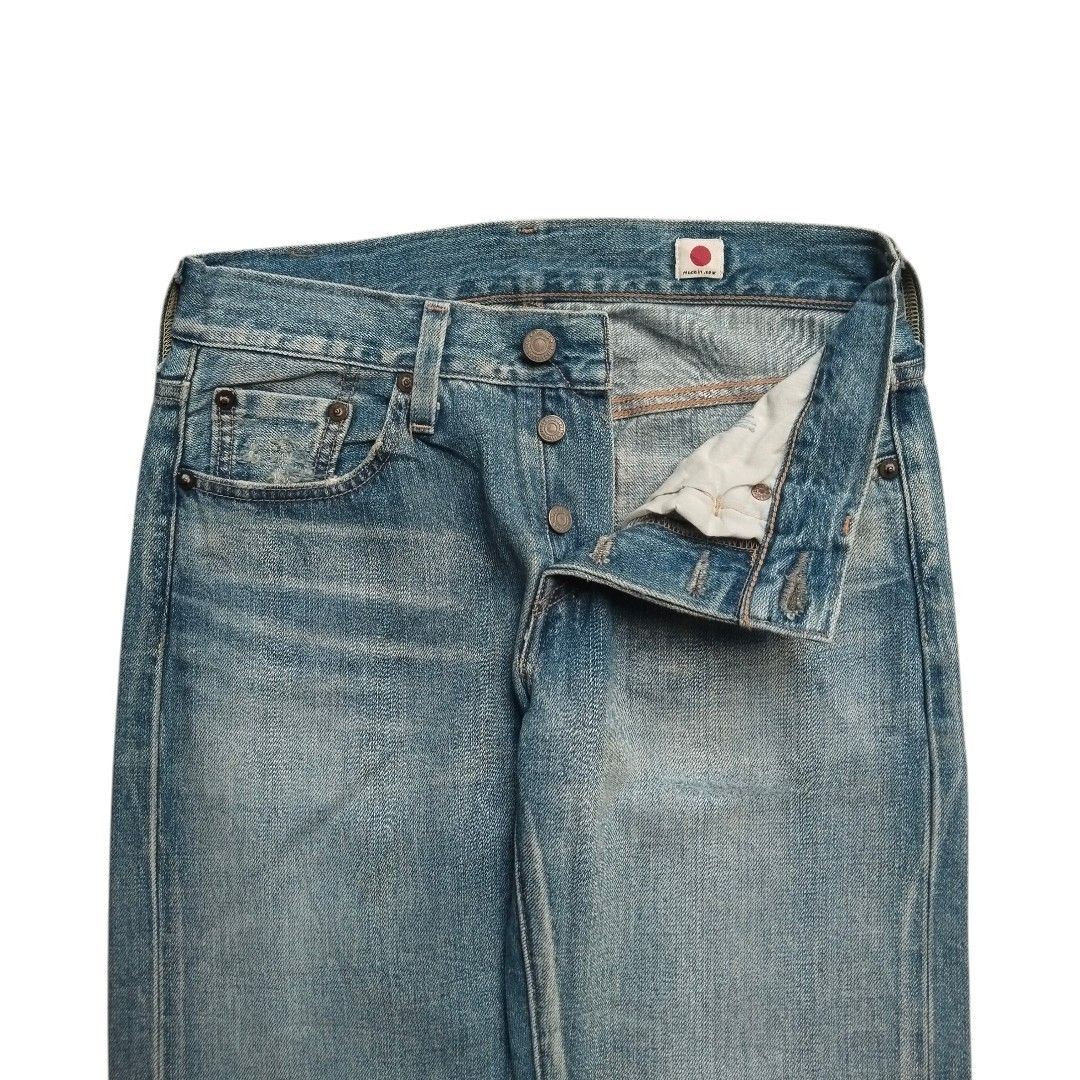 Levi's Levis 501 tapered paint splatter selvedge jeans Size US 28 / EU 44 - 3 Thumbnail