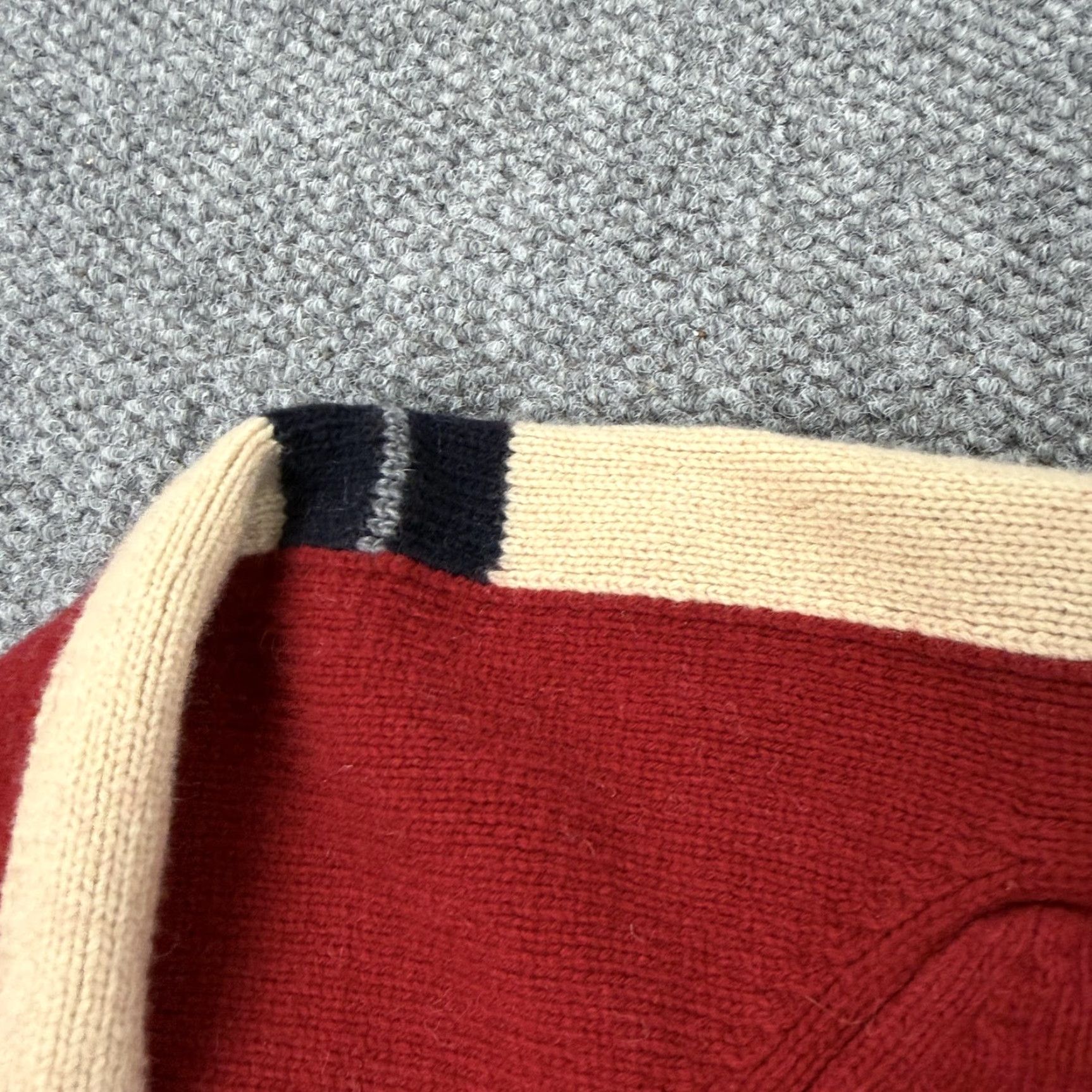 American Eagle Outfitters VINTAGE American Eagle Outfitters Sweater Mens XL Knit Red Wool Crew Neck Italy 90s Striped MENS Size US XL / EU 56 / 4 - 5 Thumbnail