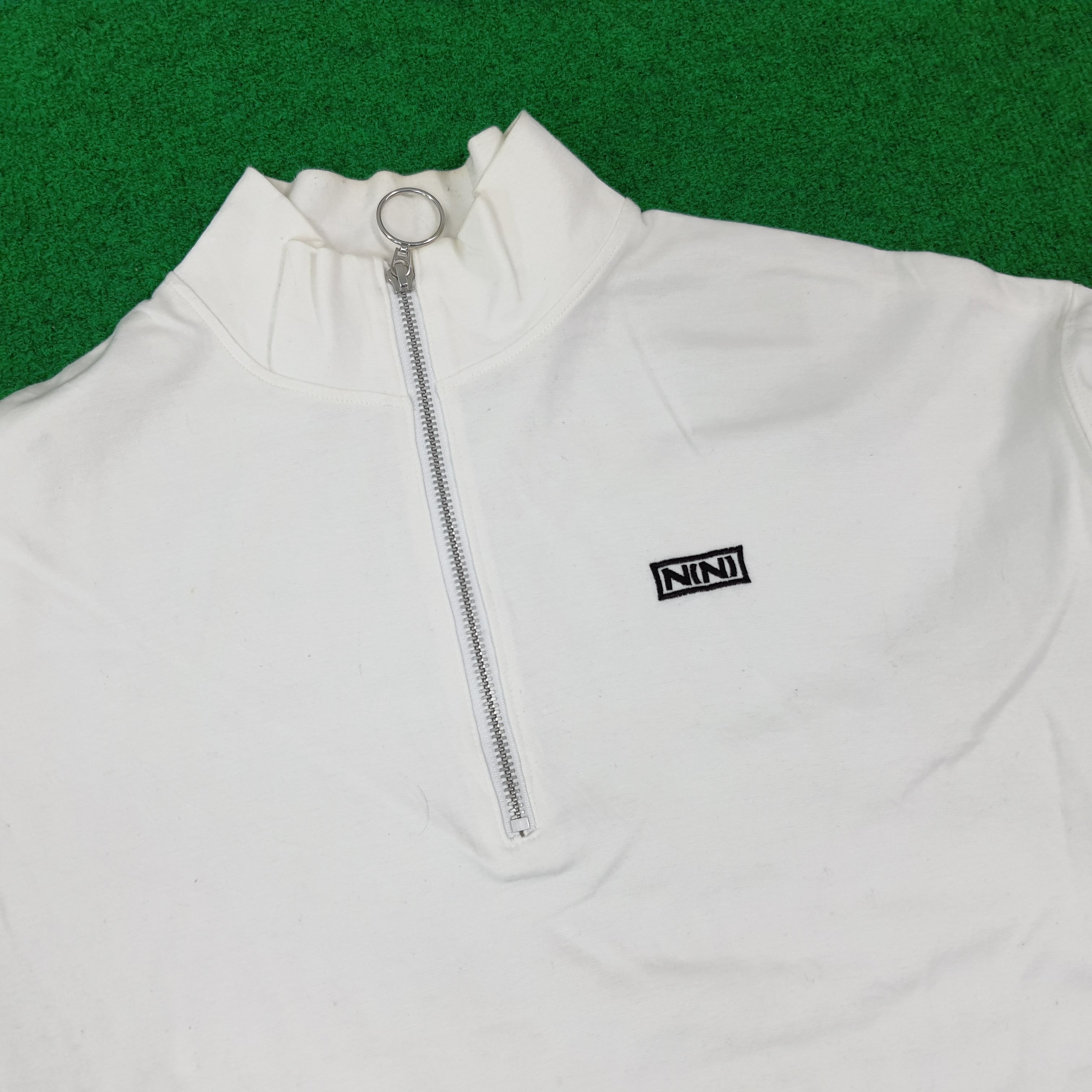 Number (N)ine Vintage Number Nine Half Zip Mock Neck C276N54 Size US XL / EU 56 / 4 - 4 Thumbnail