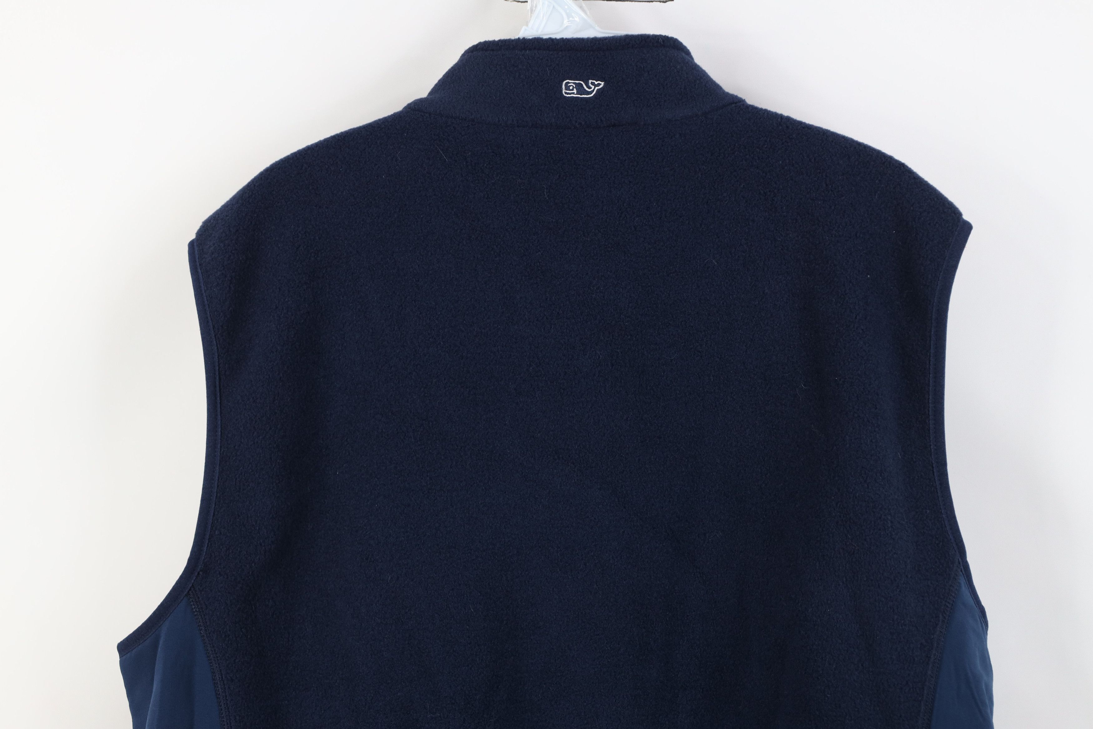 Vineyard Vines Vineyard Vines Fleece Harbor Full Zip Vest Jacket Navy Blue Size US L / EU 52-54 / 3 - 14 Thumbnail