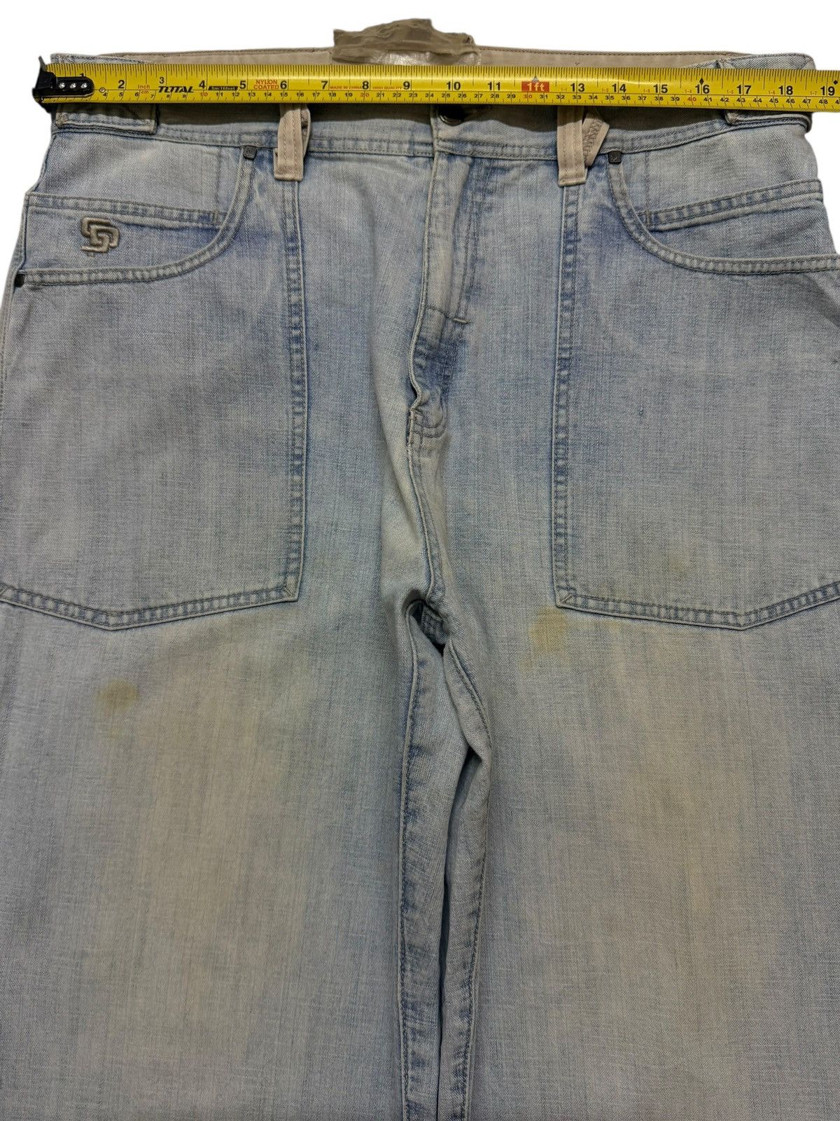 JNCO Vintage Japanese Brand Carpenter Faded Wash Wide Leg Baggy Size US 36 / EU 52 - 10 Thumbnail
