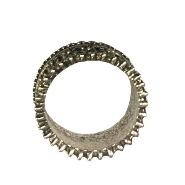 Other Set Of 3 Vintage Metallic Rings With Twisted & Textured Desi Size ONE SIZE - 7 Thumbnail