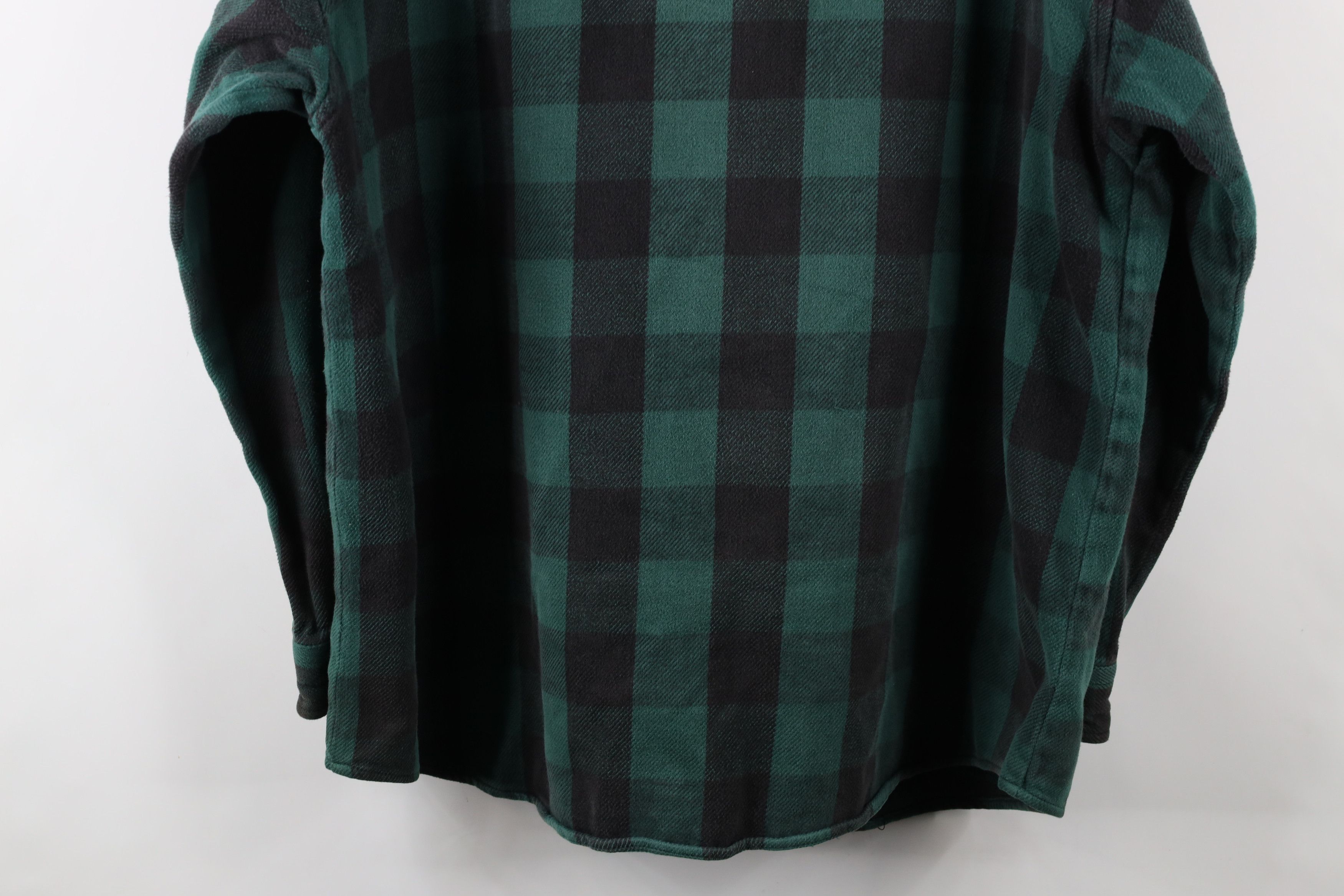 Vintage Vintage 90s Streetwear Heavyweight Button Shirt Plaid Size US XXL / EU 58 / 5 - 11 Thumbnail