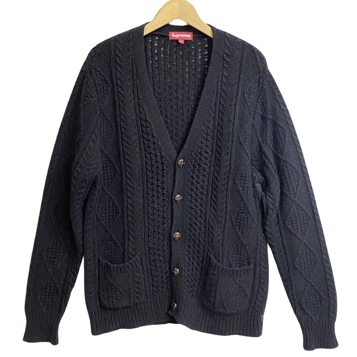 Supreme Supreme Cable Knit Cardigan | Grailed