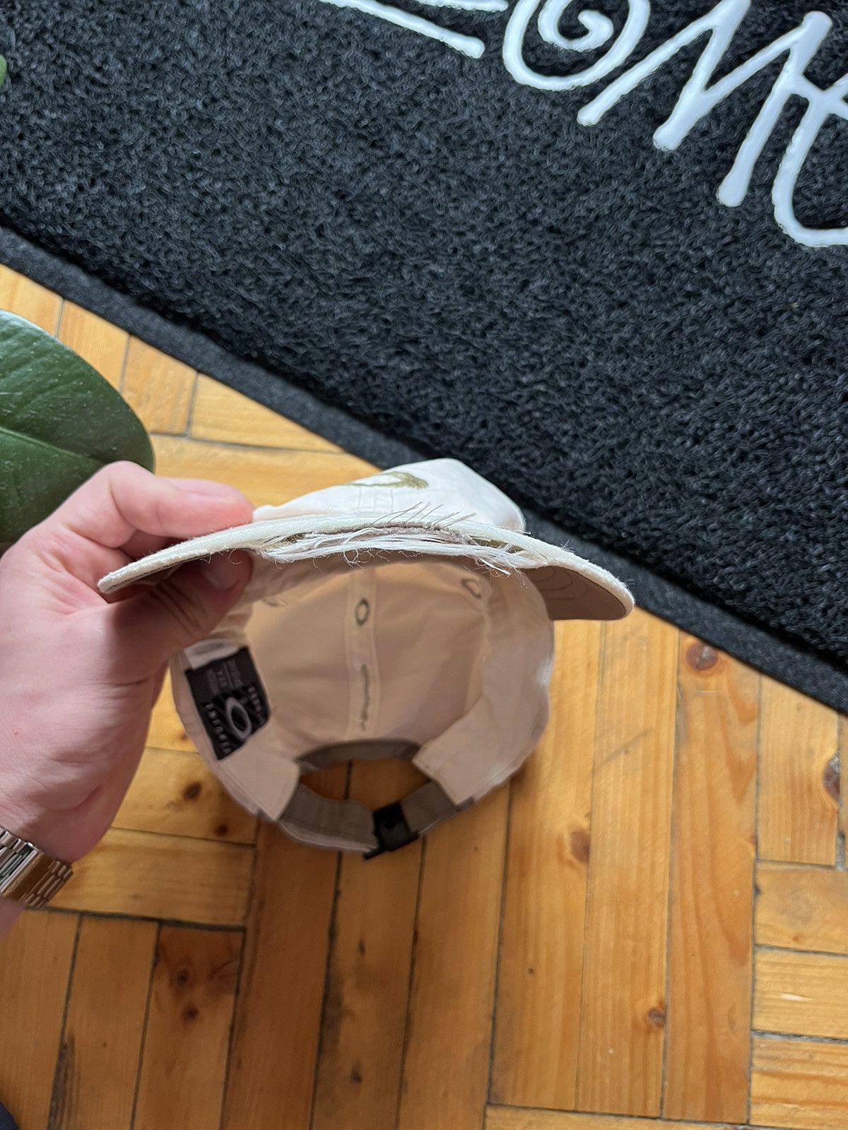 Oakley × Vintage Vintage Oakley Software Streetwear 00's Nylon Distressed Cap Size ONE SIZE - 4 Thumbnail
